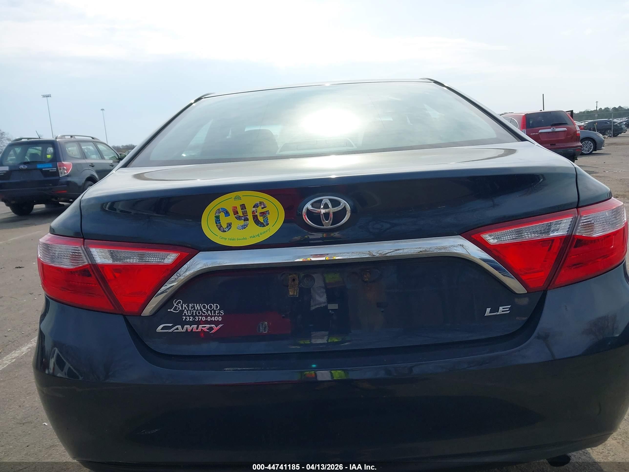 2015 Toyota Camry Le Black vin: 4T1BF1FK4FU920829