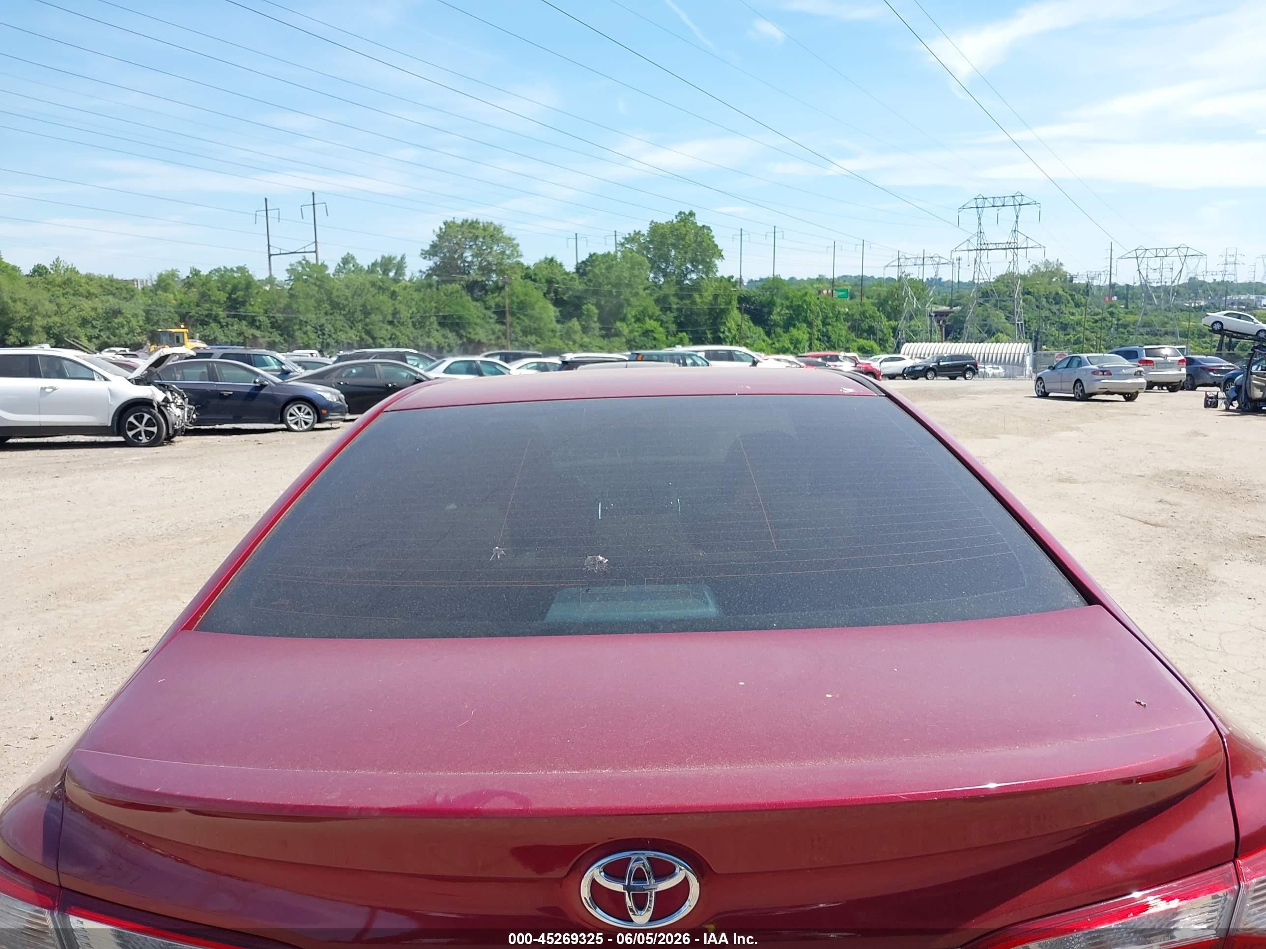 2015 Toyota Camry Le Burgundy vin: 4T1BF1FK4FU925285