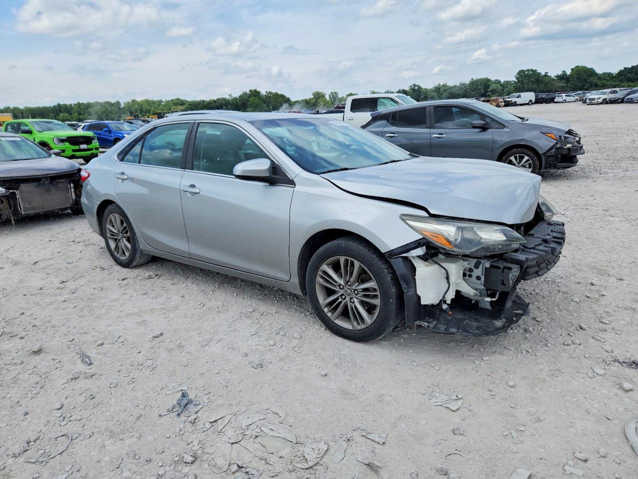 2015 Toyota Camry Se Gray vin: 4T1BF1FK4FU935802