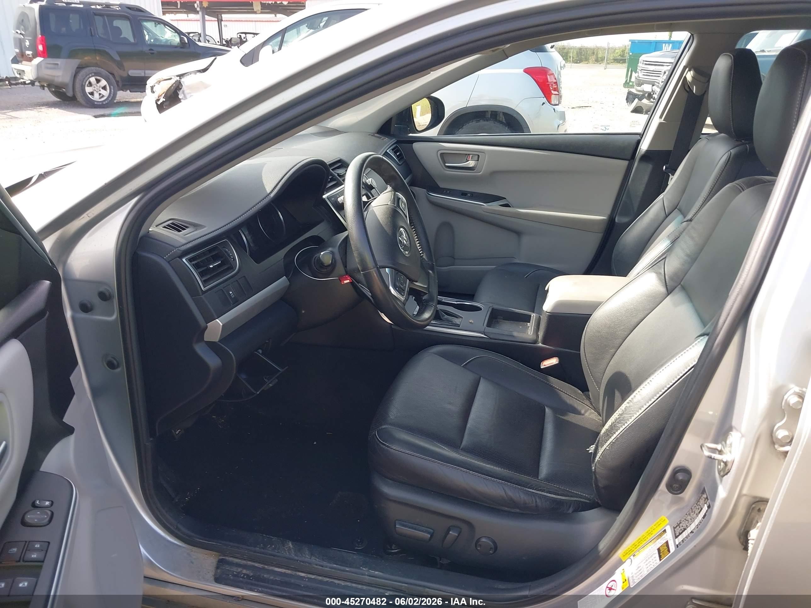 2015 Toyota Camry Se Silver vin: 4T1BF1FK4FU936111