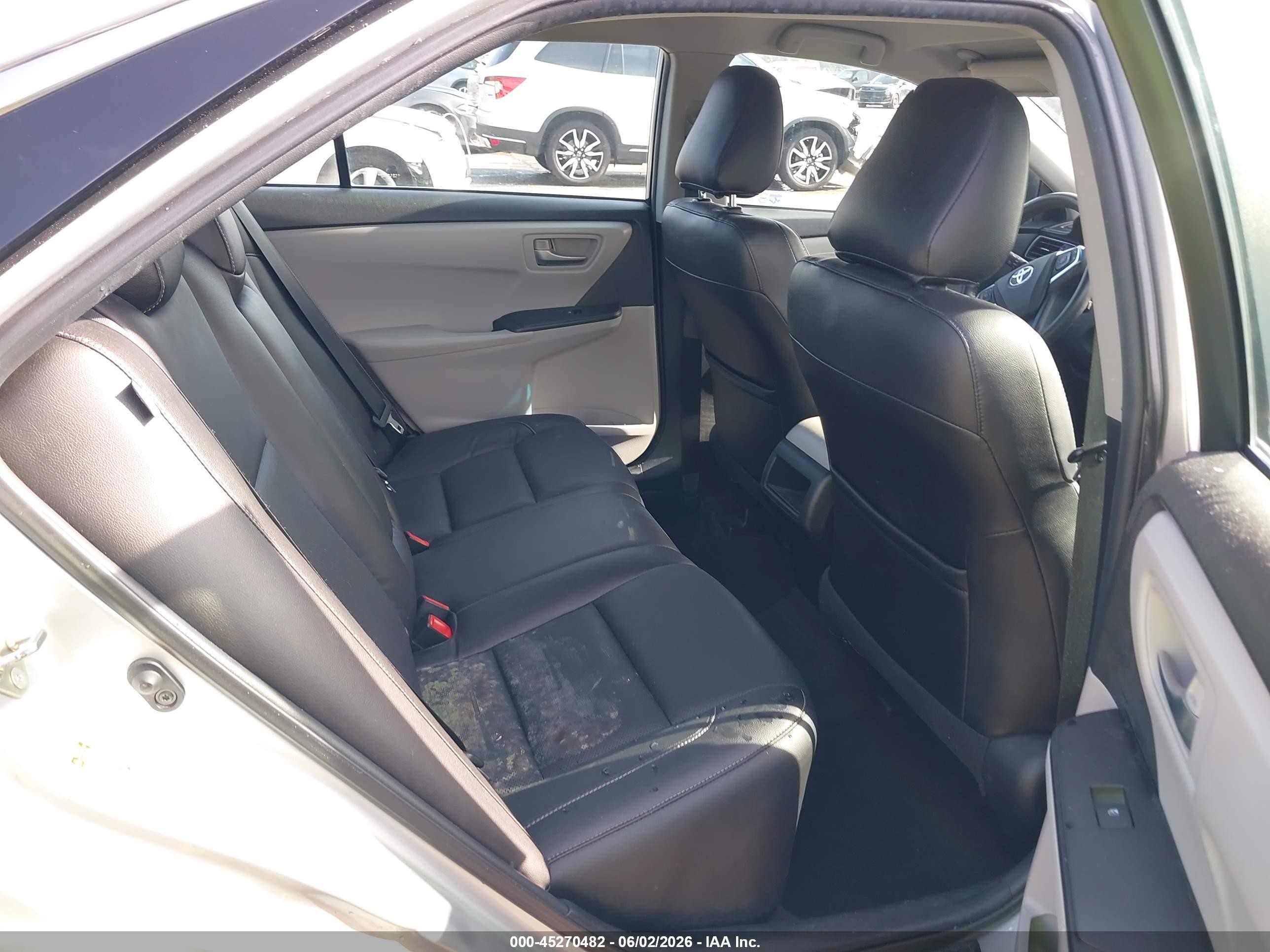 2015 Toyota Camry Se Silver vin: 4T1BF1FK4FU936111