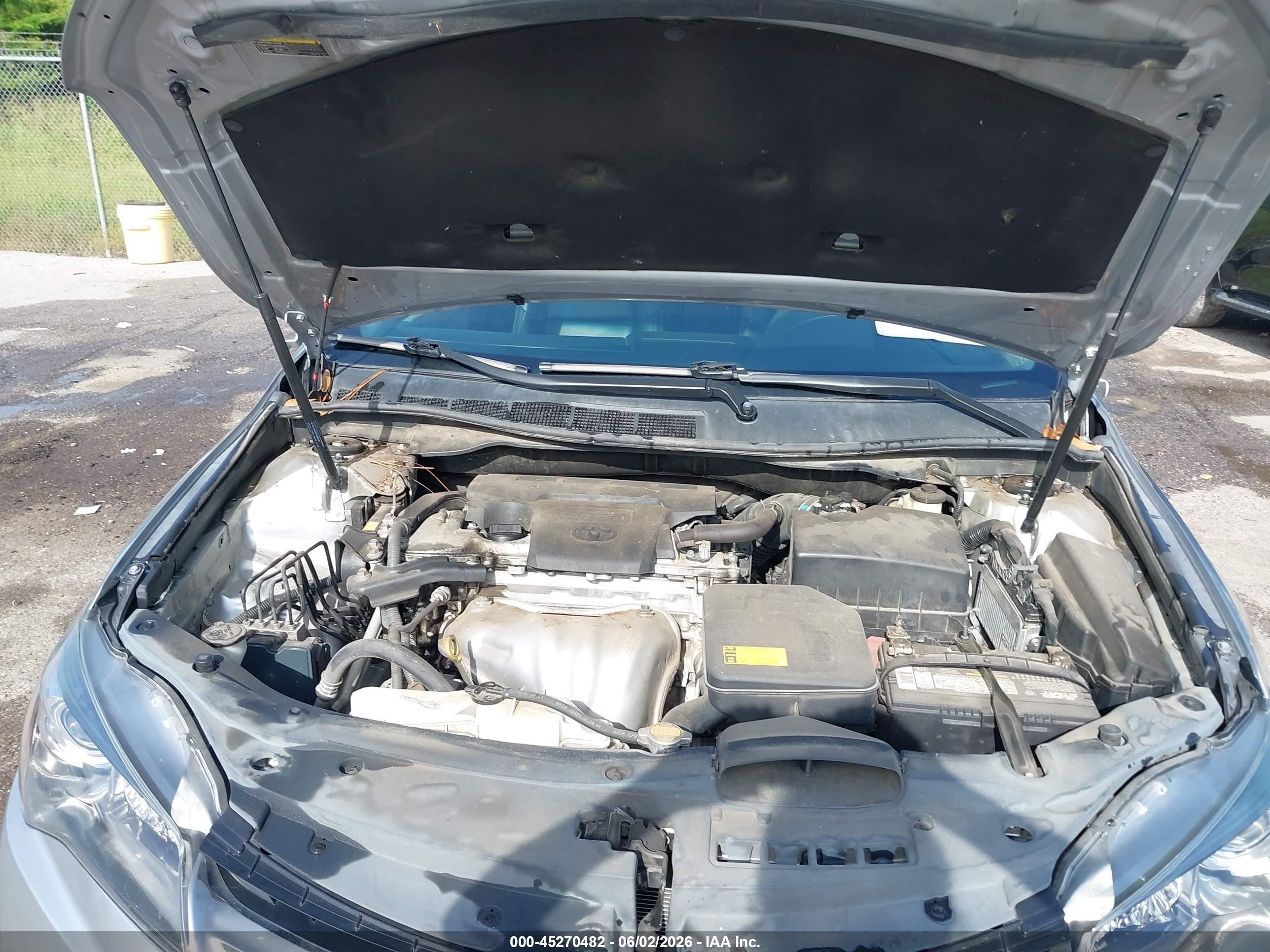 2015 Toyota Camry Se Silver vin: 4T1BF1FK4FU936111