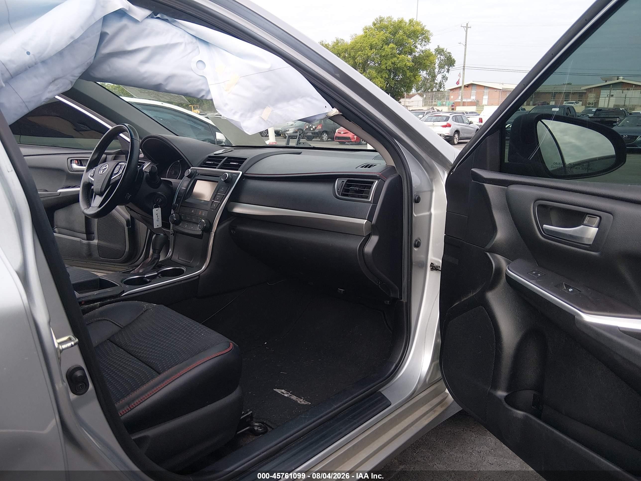 2015 Toyota Camry Se Gray vin: 4T1BF1FK4FU941213
