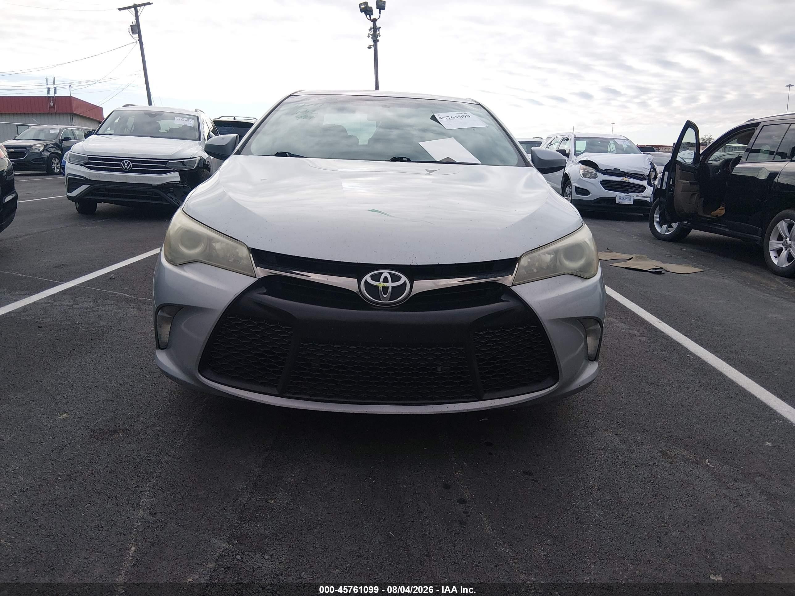 2015 Toyota Camry Se Gray vin: 4T1BF1FK4FU941213