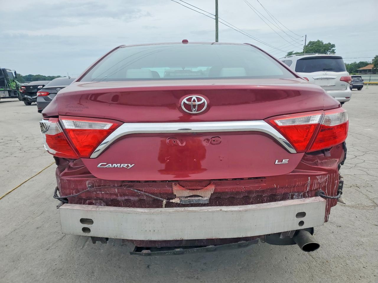 2015 Toyota Camry Xle Red vin: 4T1BF1FK4FU945794