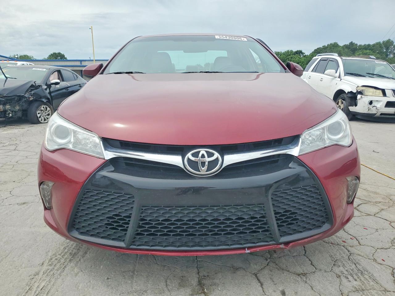 2015 Toyota Camry Xle Red vin: 4T1BF1FK4FU945794