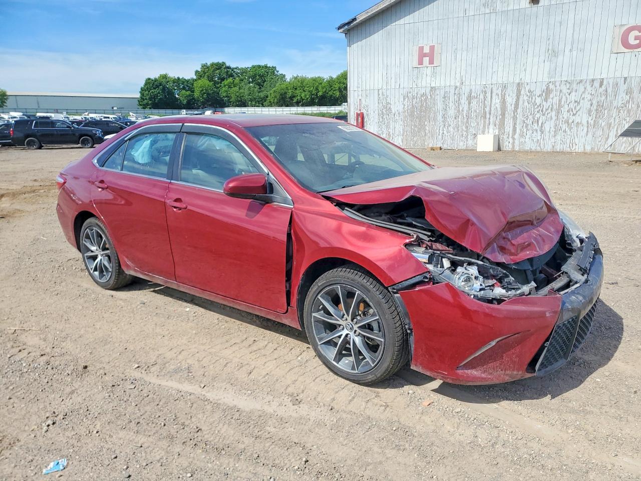 2015 Toyota Camry Xse Красный vin: 4T1BF1FK4FU946010