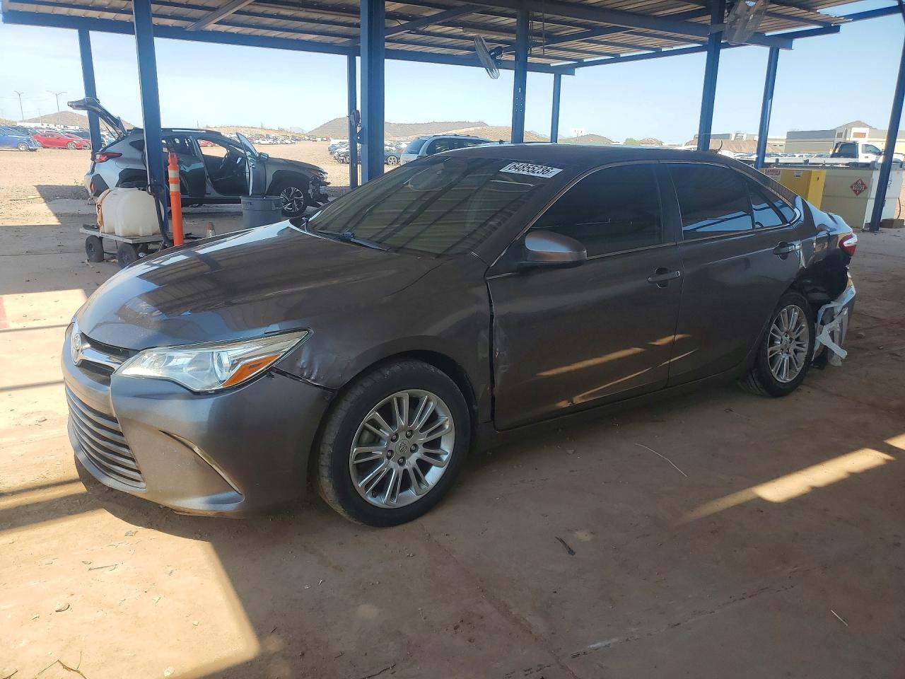 2015 Toyota Camry Le Серый vin: 4T1BF1FK4FU950588