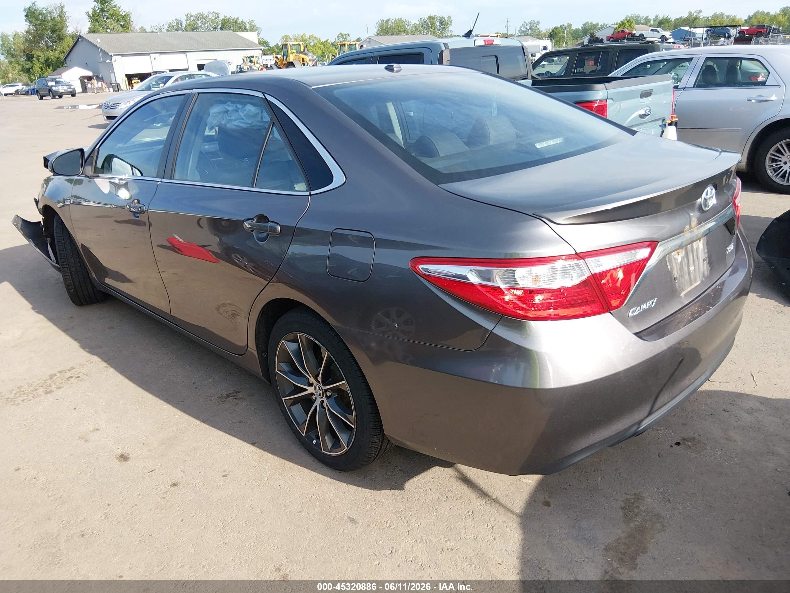 2015 Toyota Camry Xse Gray vin: 4T1BF1FK4FU968816