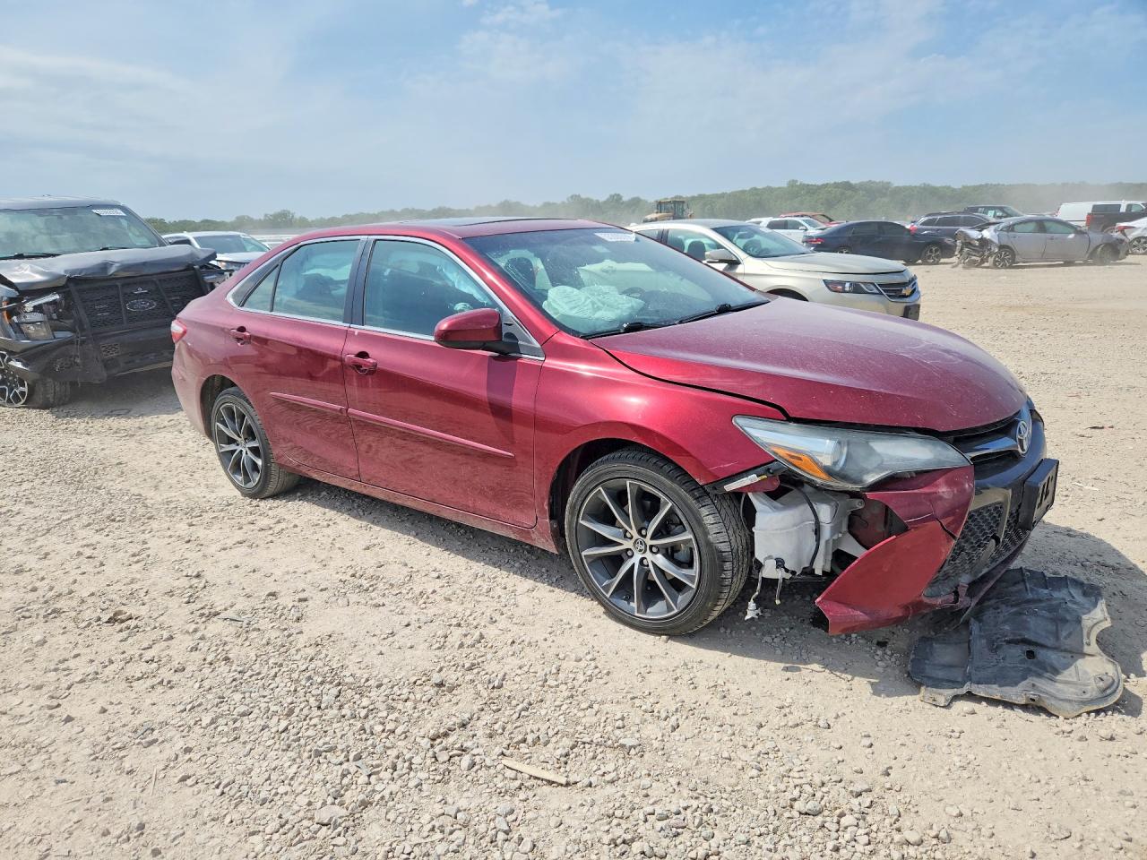 2015 Toyota Camry Xse Red vin: 4T1BF1FK4FU974860