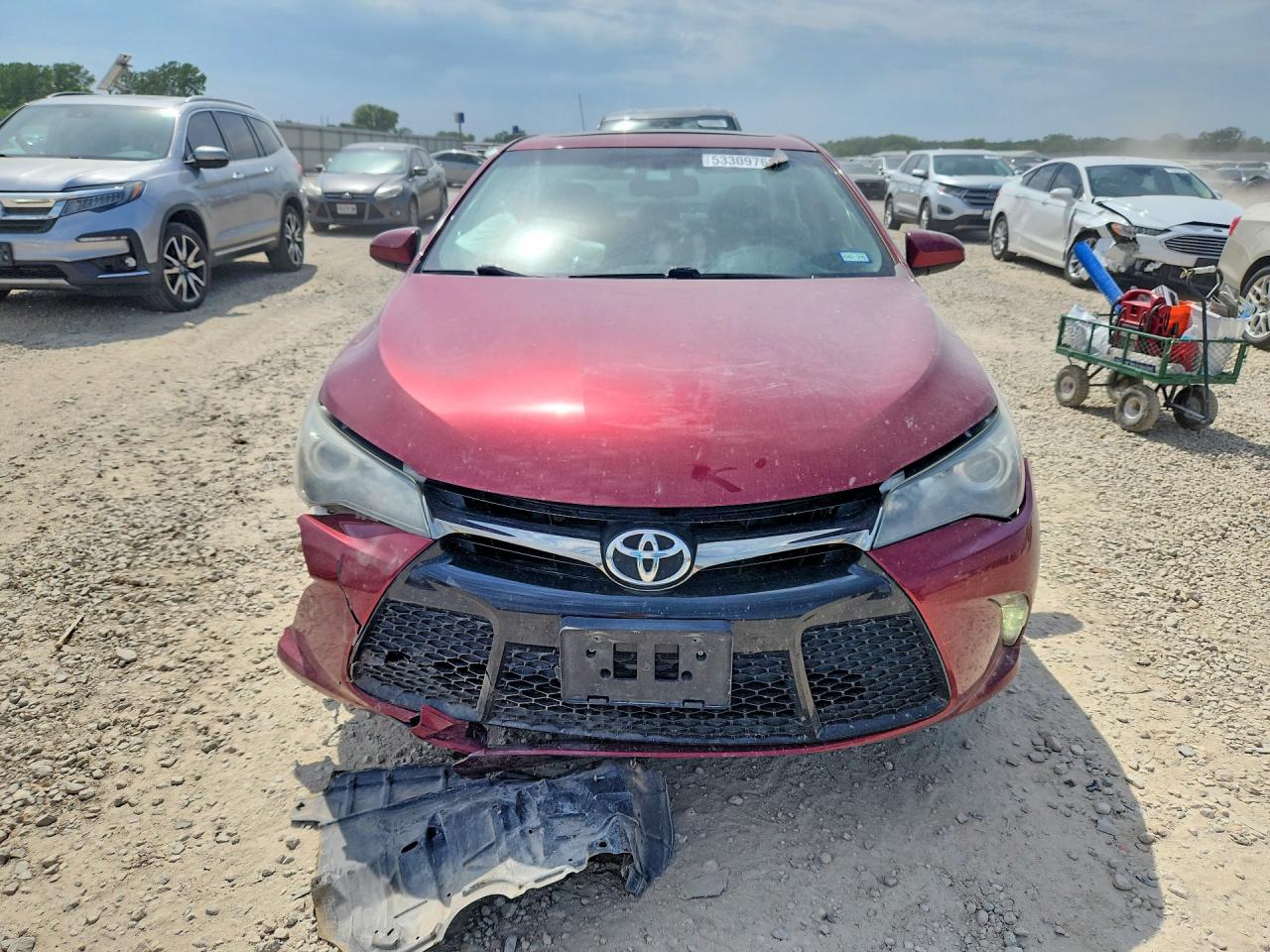 2015 Toyota Camry Xse Red vin: 4T1BF1FK4FU974860