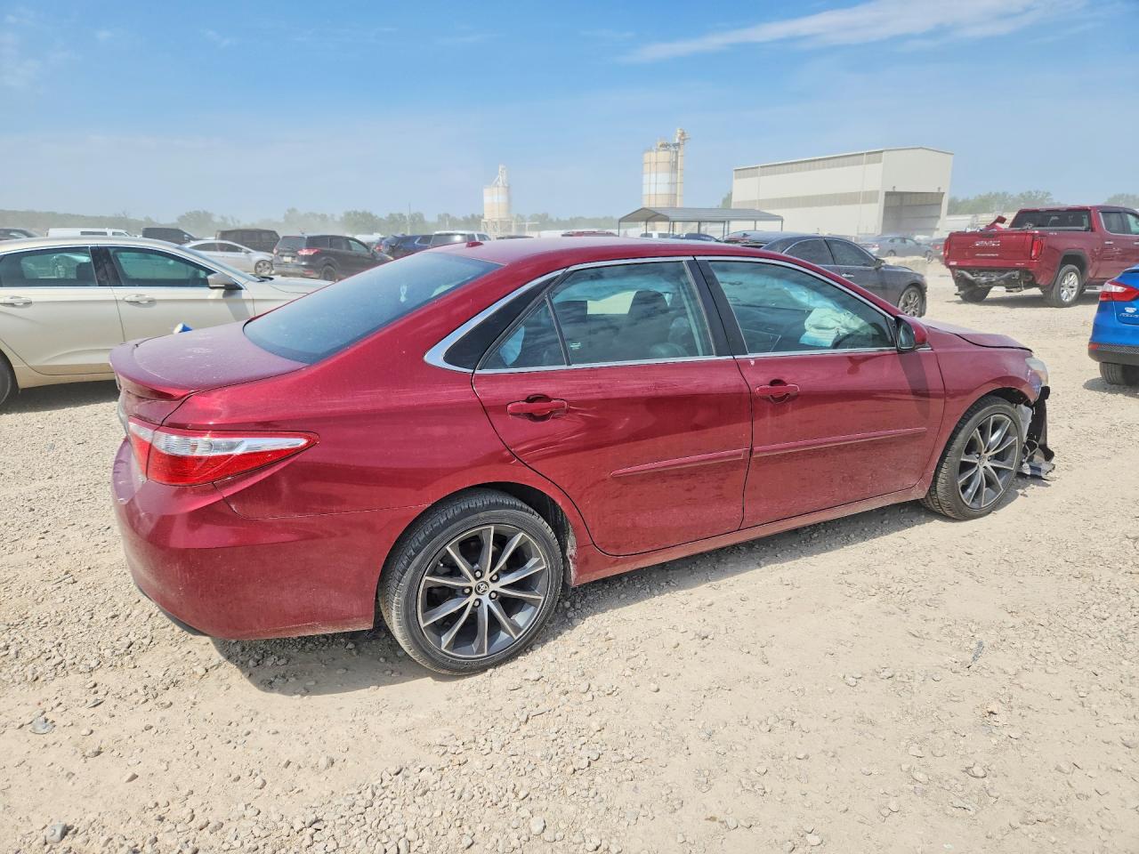 2015 Toyota Camry Xse Red vin: 4T1BF1FK4FU974860