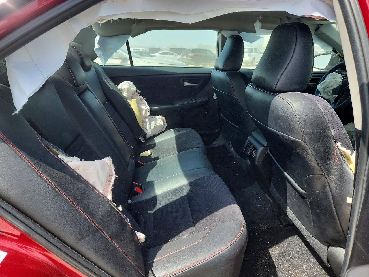 2015 Toyota Camry Xse Red vin: 4T1BF1FK4FU974860