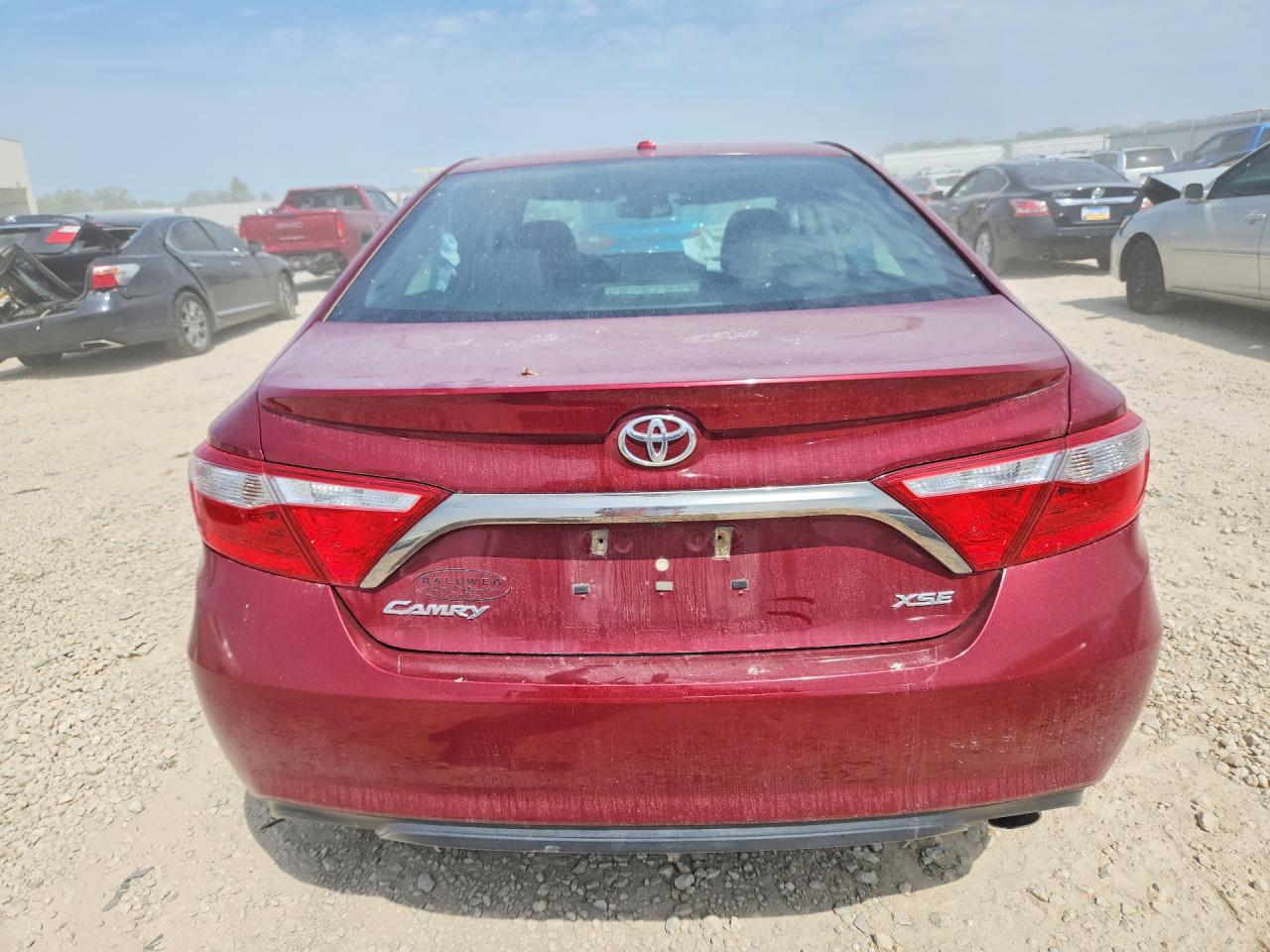2015 Toyota Camry Xse Red vin: 4T1BF1FK4FU974860