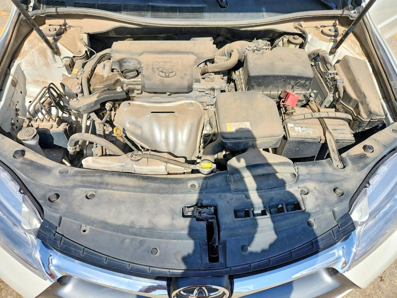 2015 Toyota Camry Xle White vin: 4T1BF1FK4FU981193