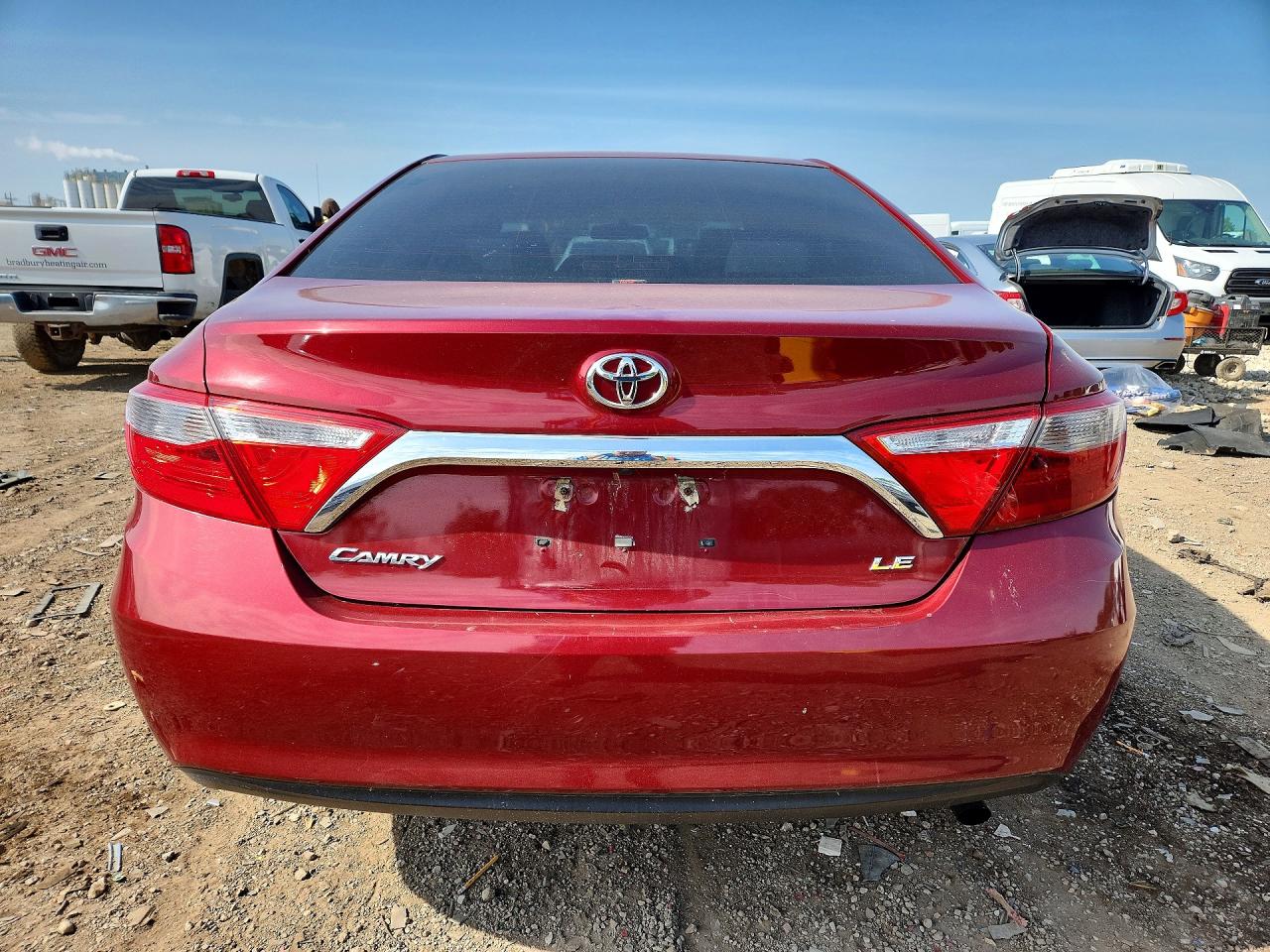 2015 Toyota Camry Le Red vin: 4T1BF1FK4FU993487