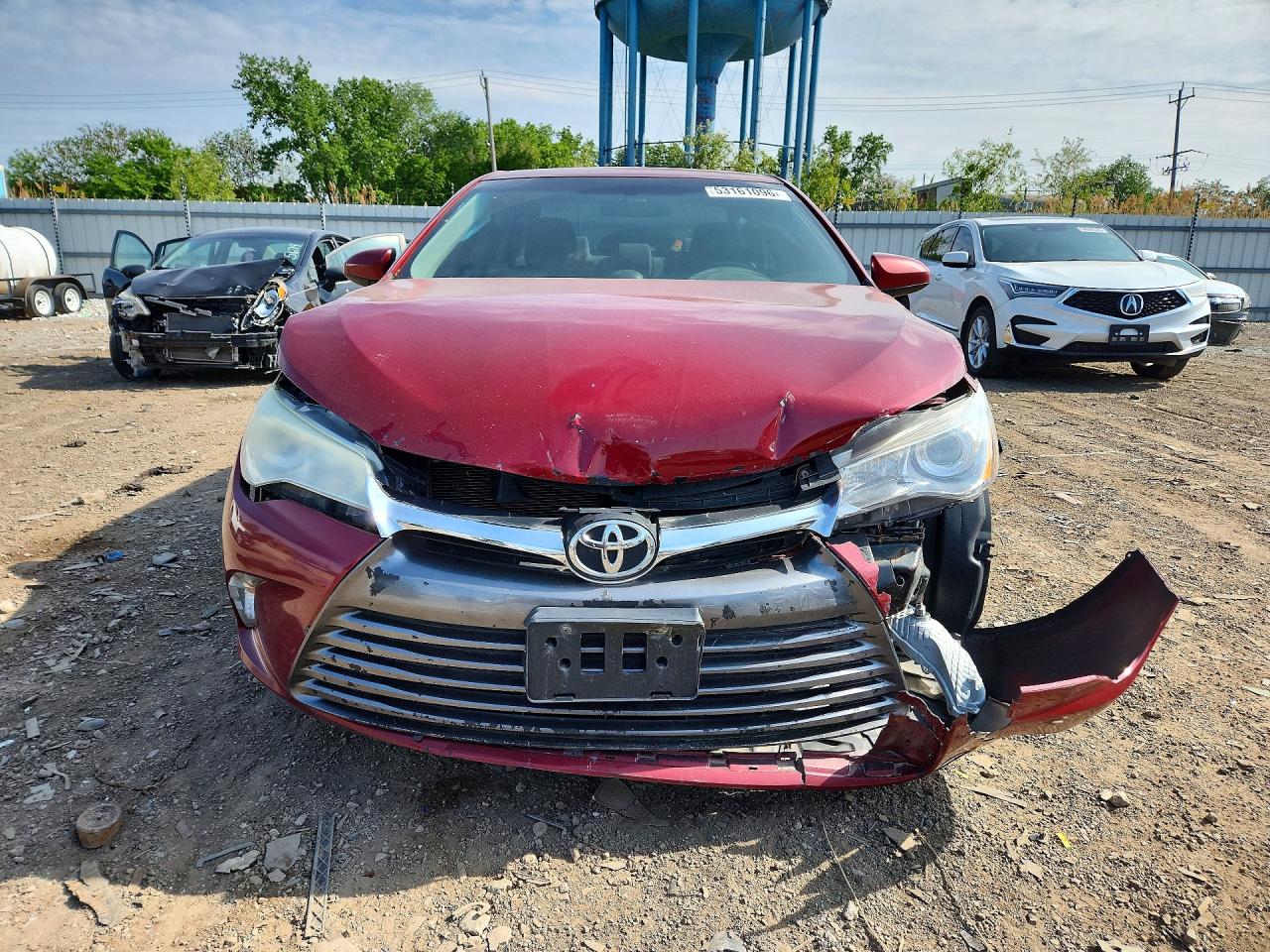 2015 Toyota Camry Le Red vin: 4T1BF1FK4FU993487