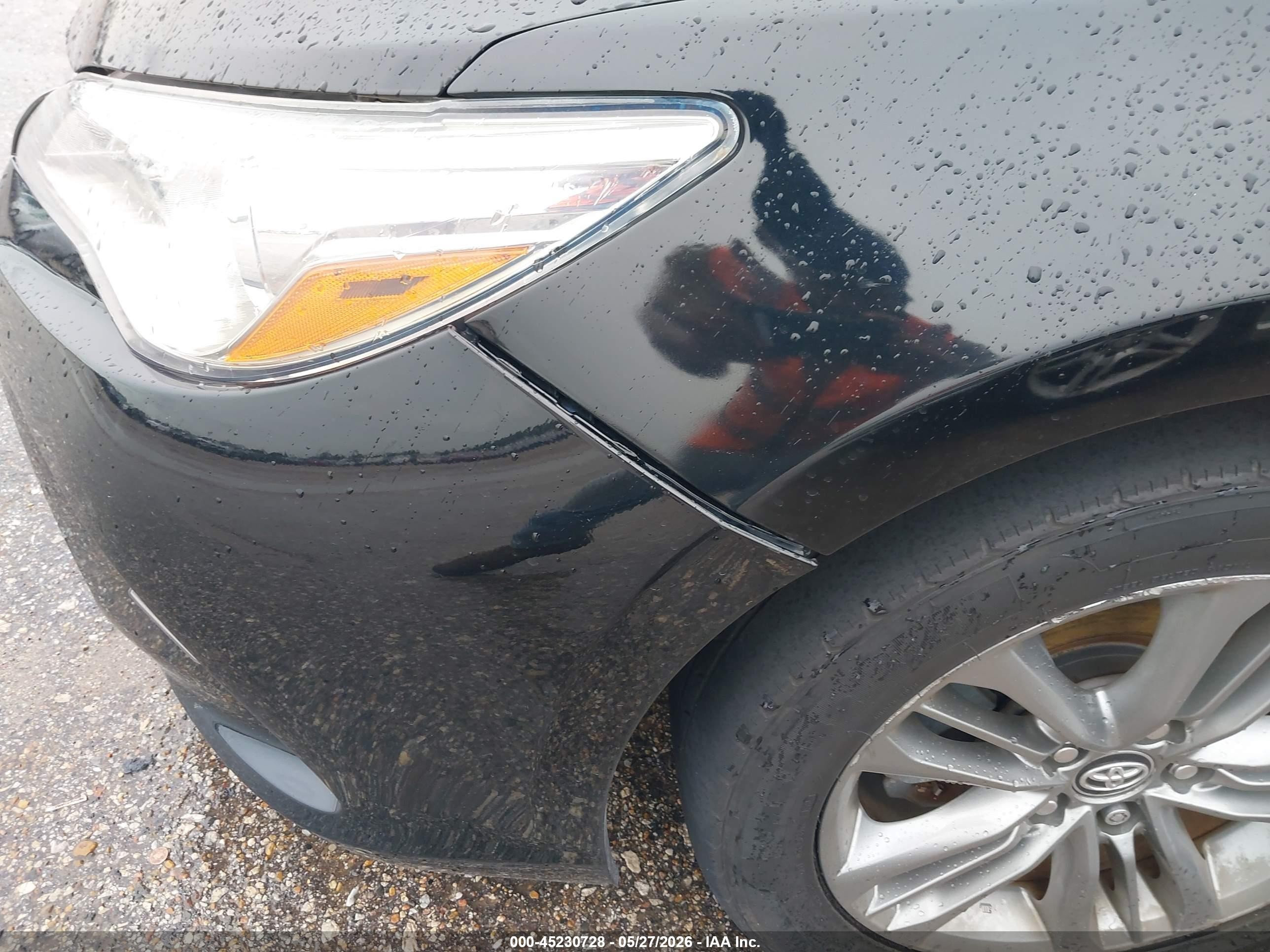 2016 Toyota Camry Se Black vin: 4T1BF1FK4GU235876