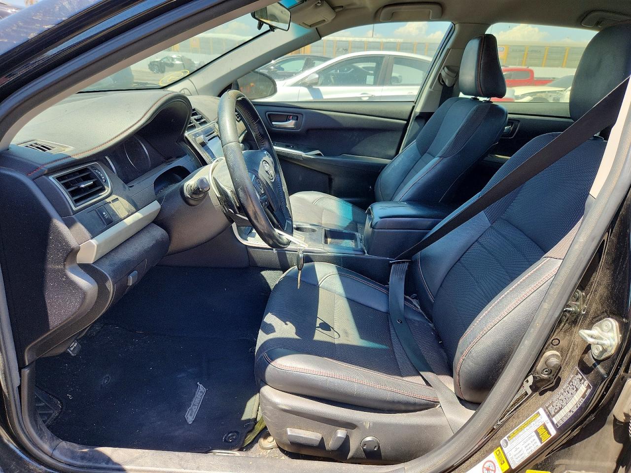 2017 Toyota Camry Se Black vin: 4T1BF1FK4HU374293