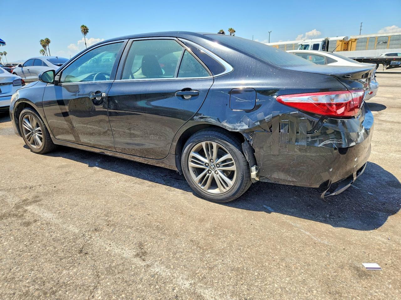 2017 Toyota Camry Se Black vin: 4T1BF1FK4HU374293