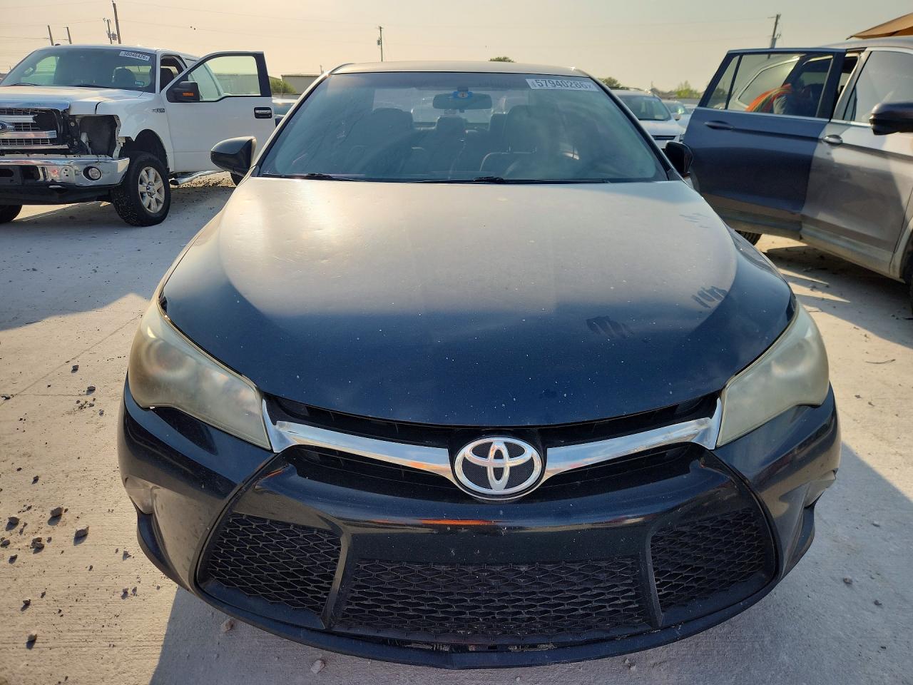 2017 Toyota Camry Se Black vin: 4T1BF1FK4HU400262
