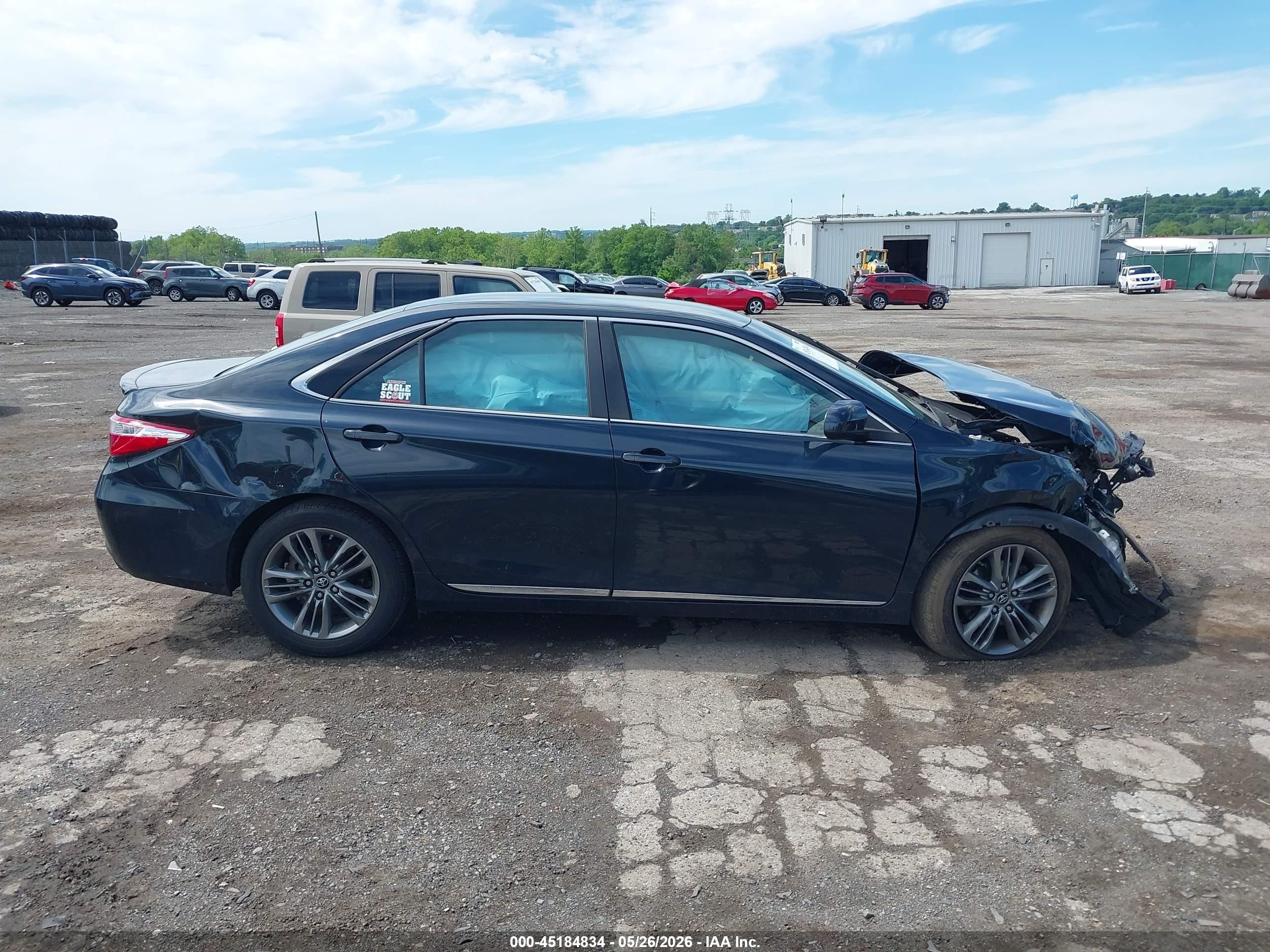 2017 Toyota Camry Se Черный vin: 4T1BF1FK4HU425033