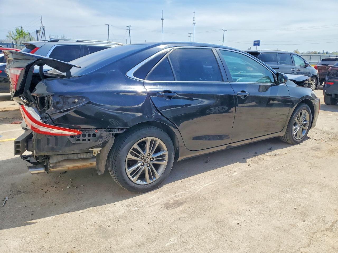 2017 Toyota Camry Se Черный vin: 4T1BF1FK4HU659317