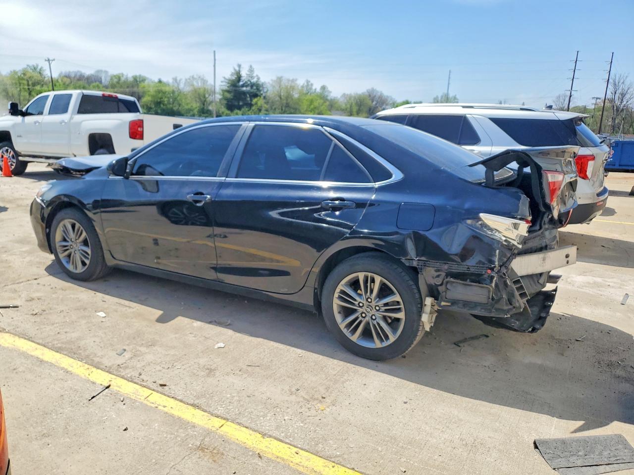 2017 Toyota Camry Se Черный vin: 4T1BF1FK4HU659317
