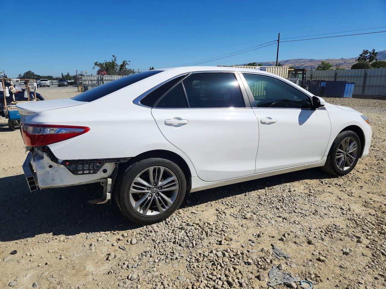 2017 Toyota Camry Se White vin: 4T1BF1FK4HU660595