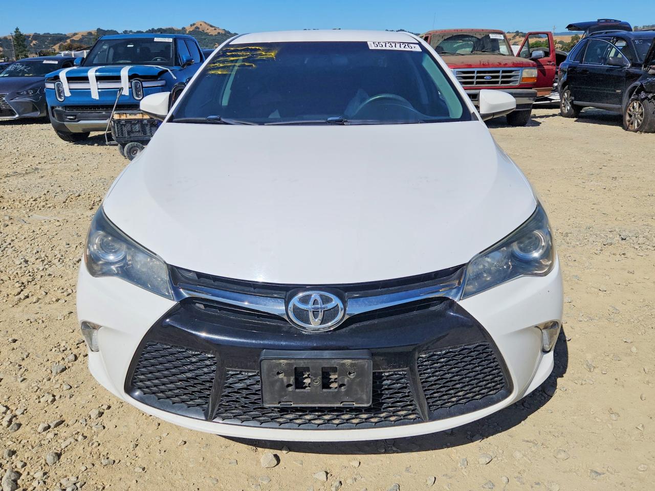 2017 Toyota Camry Se White vin: 4T1BF1FK4HU660595