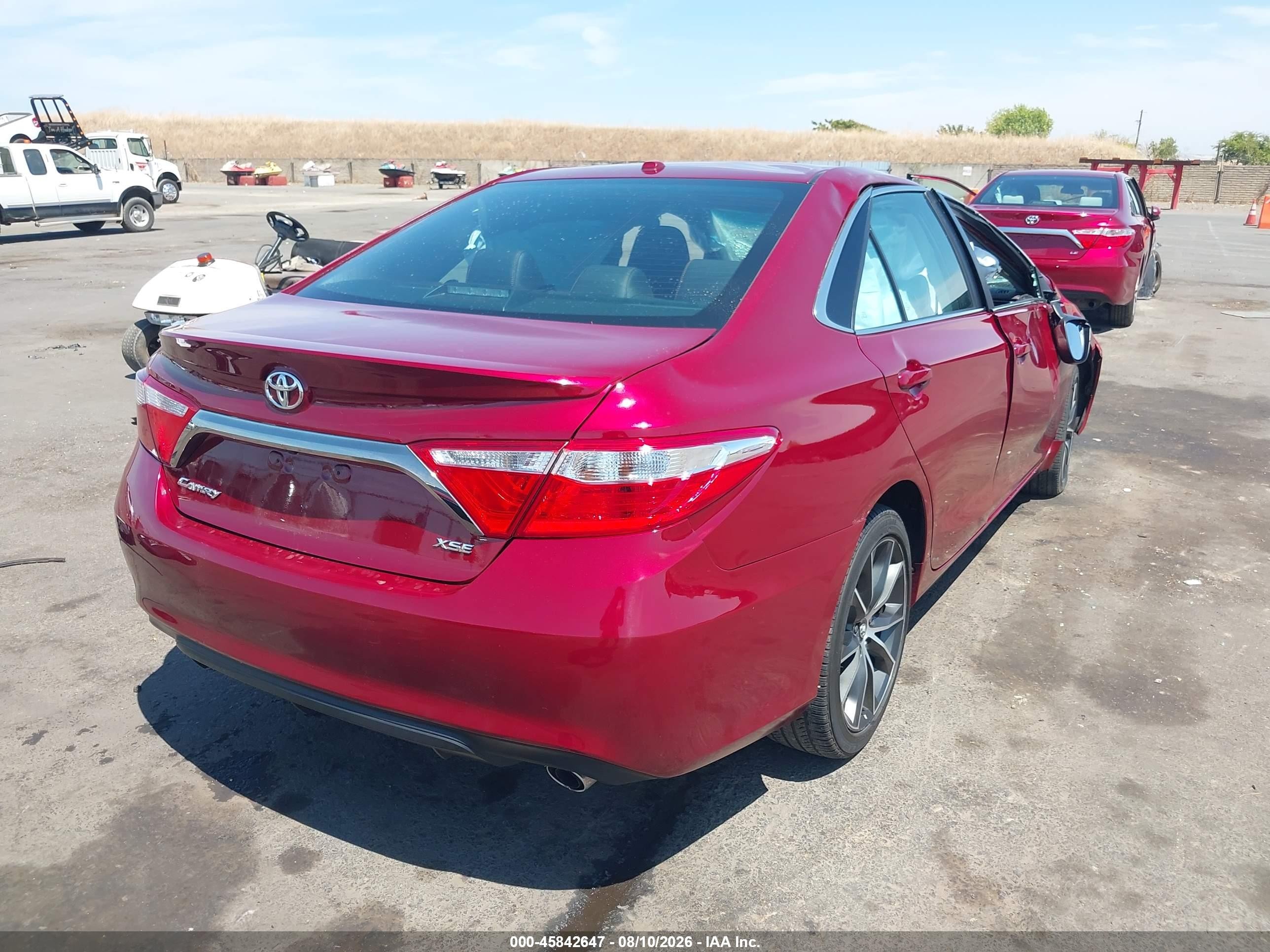 2017 Toyota Camry Xse Red vin: 4T1BF1FK4HU752712