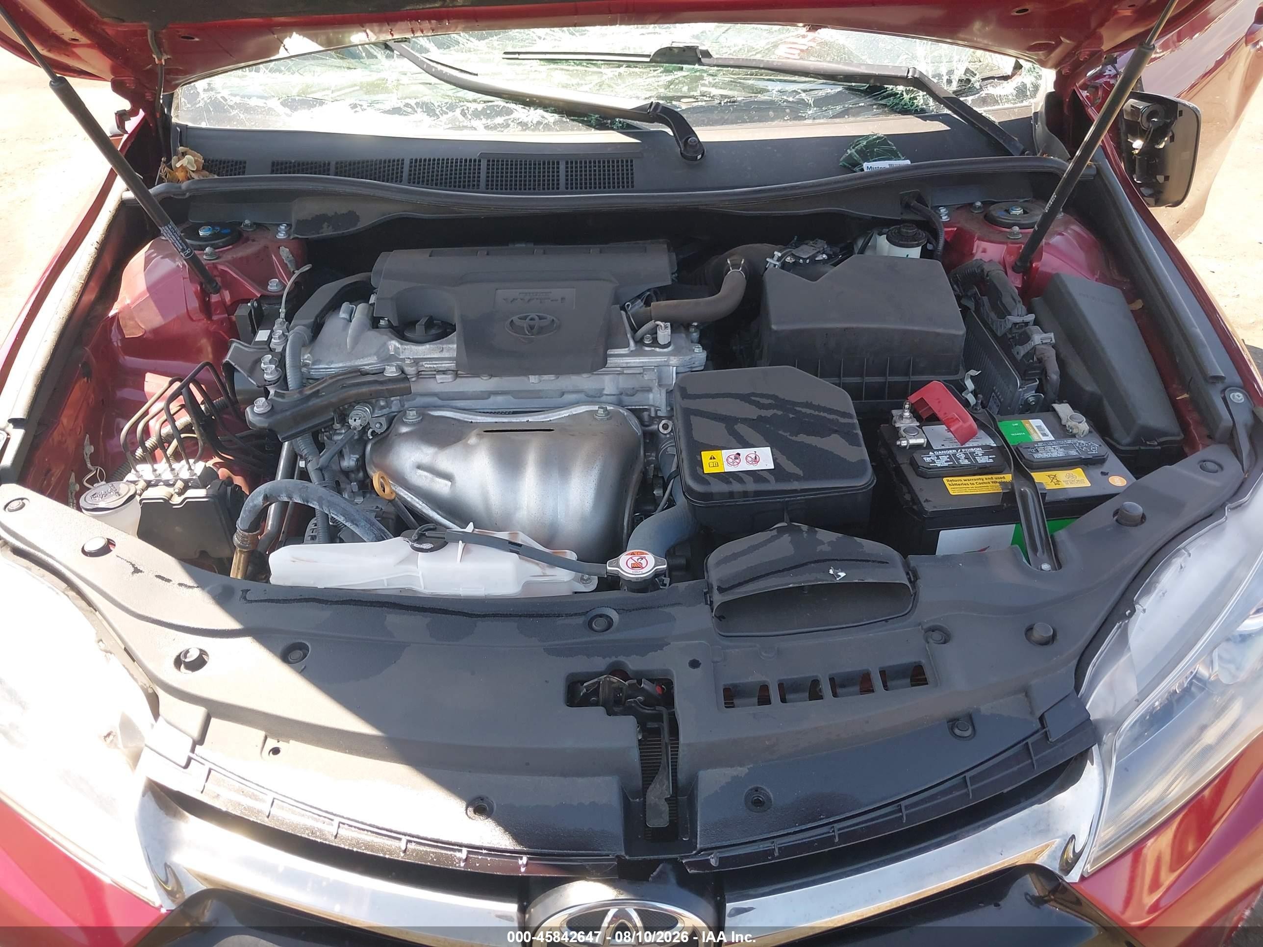 2017 Toyota Camry Xse Red vin: 4T1BF1FK4HU752712