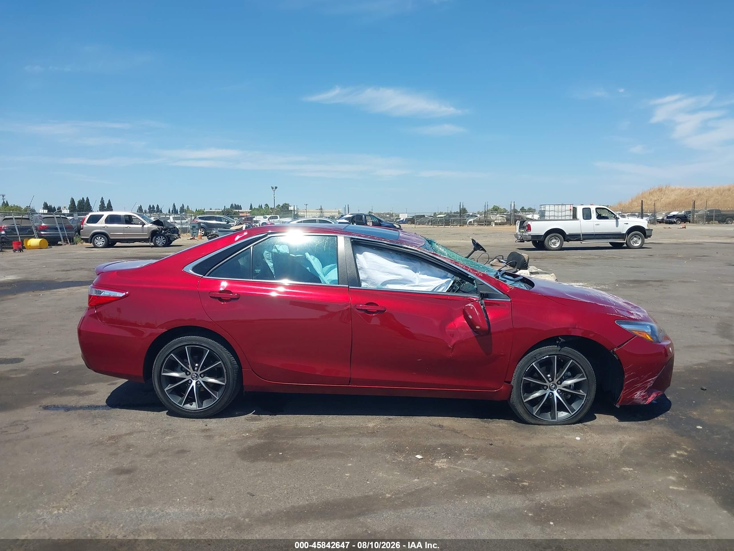 2017 Toyota Camry Xse Red vin: 4T1BF1FK4HU752712