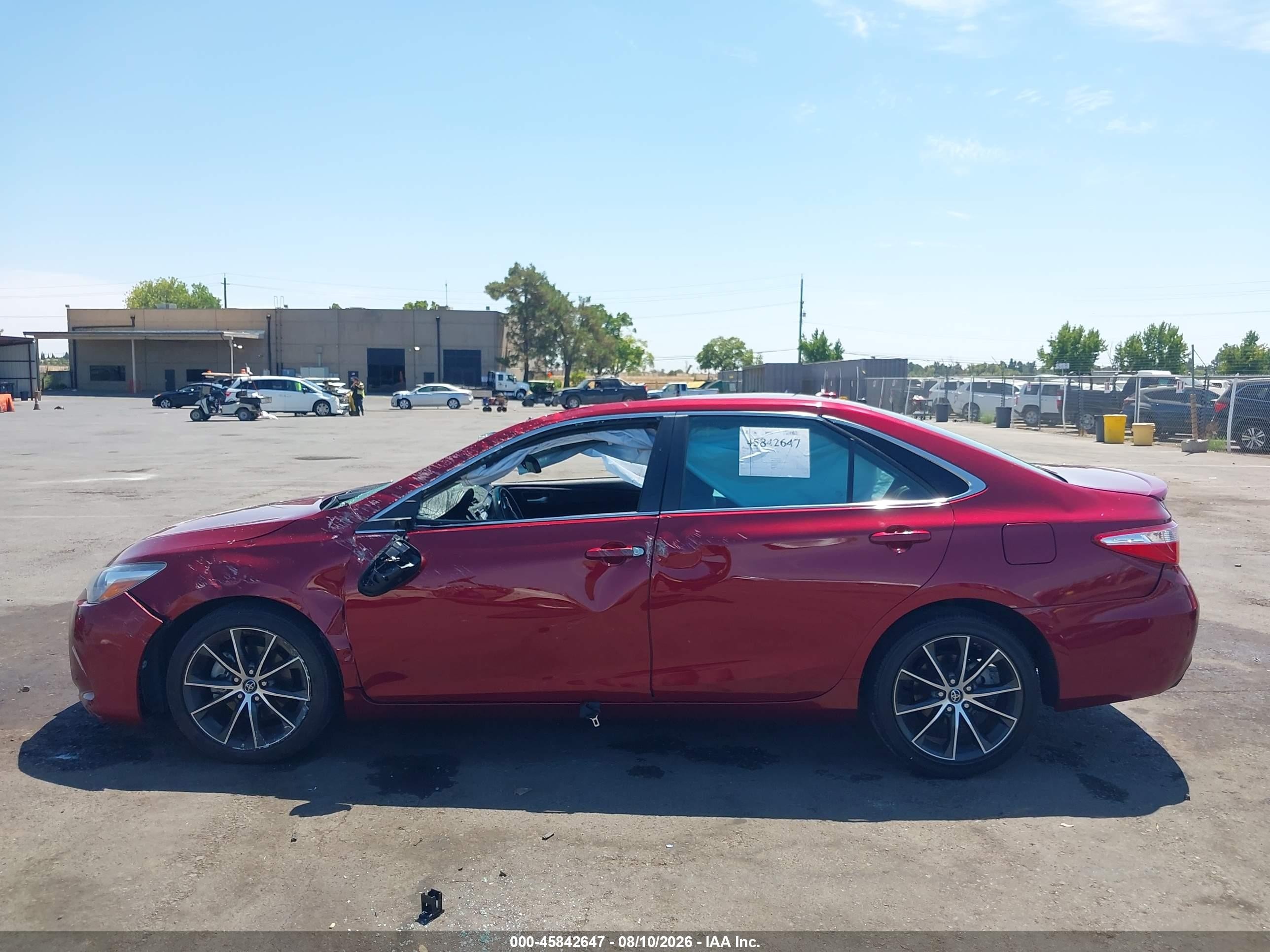 2017 Toyota Camry Xse Red vin: 4T1BF1FK4HU752712