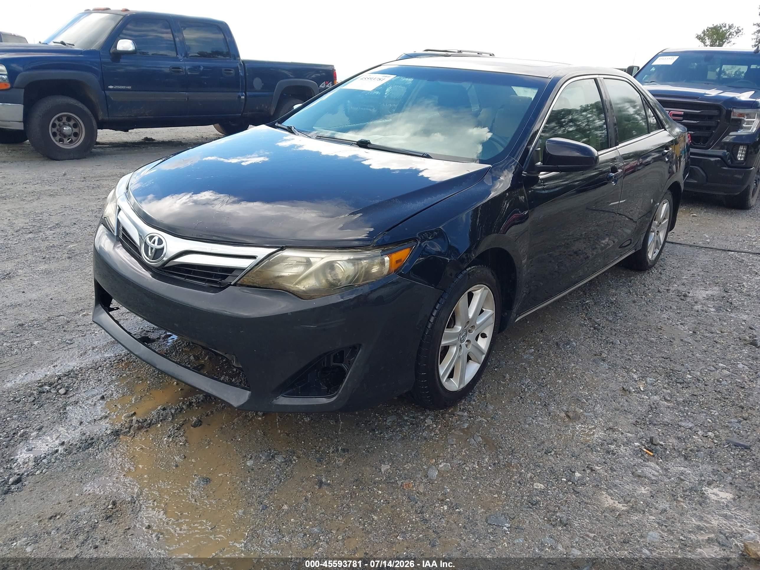 2012 Toyota Camry Le Black vin: 4T1BF1FK5CU006259