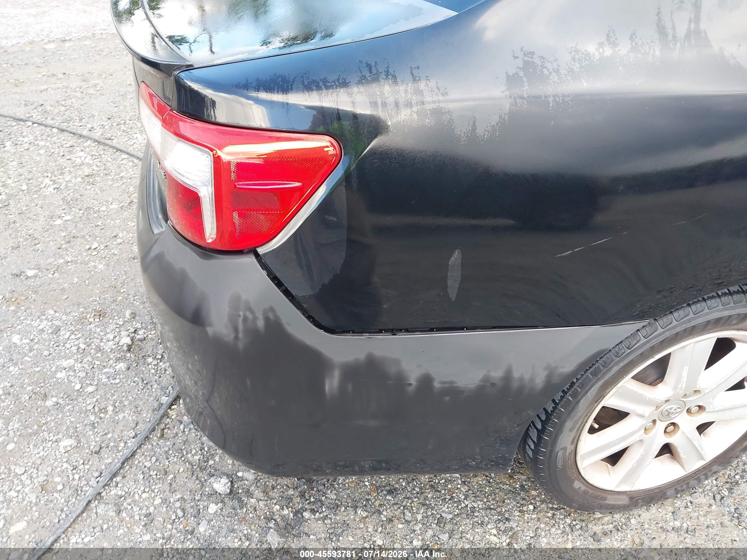 2012 Toyota Camry Le Black vin: 4T1BF1FK5CU006259
