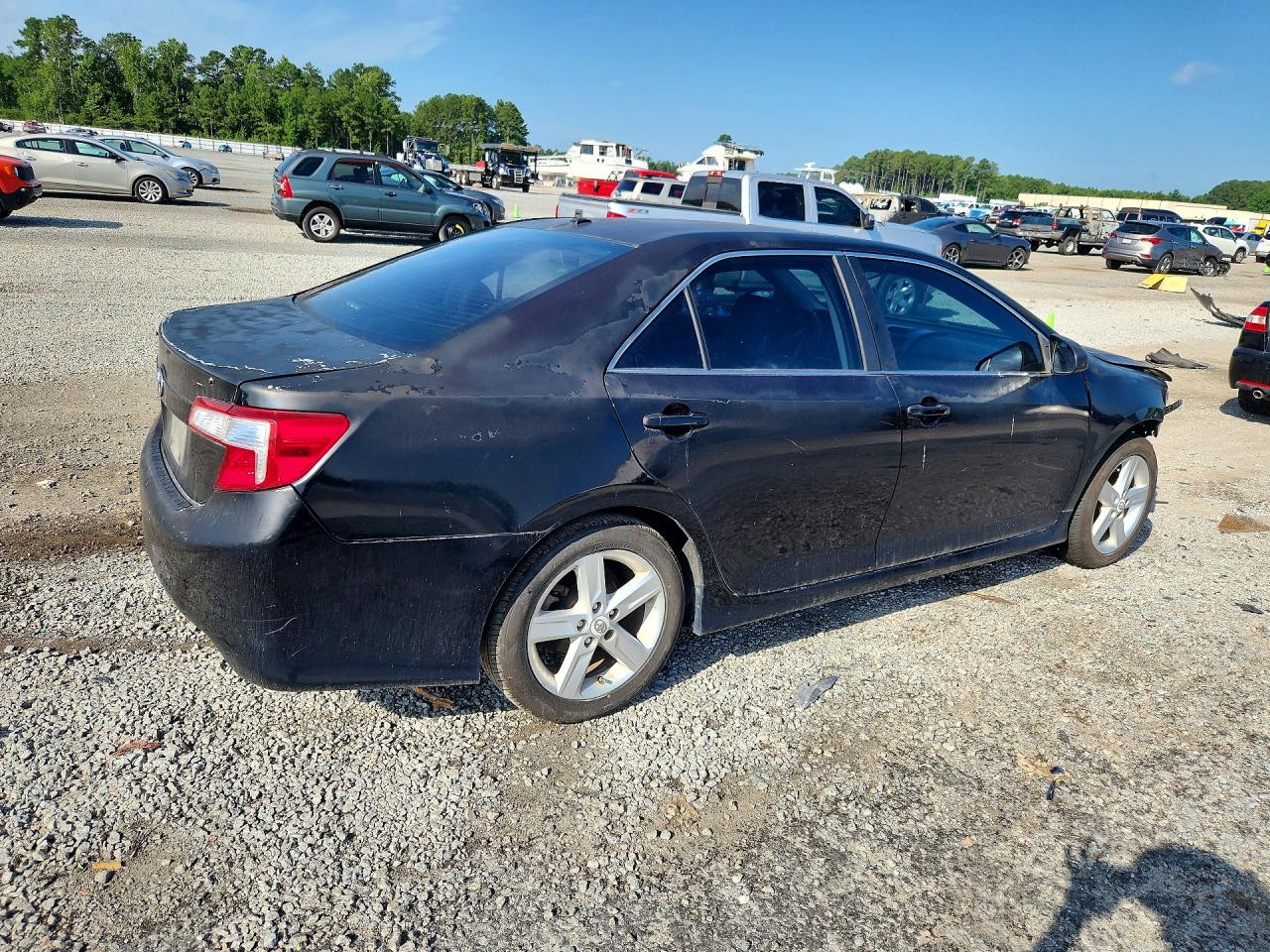 2012 Toyota Camry Se Black vin: 4T1BF1FK5CU010683