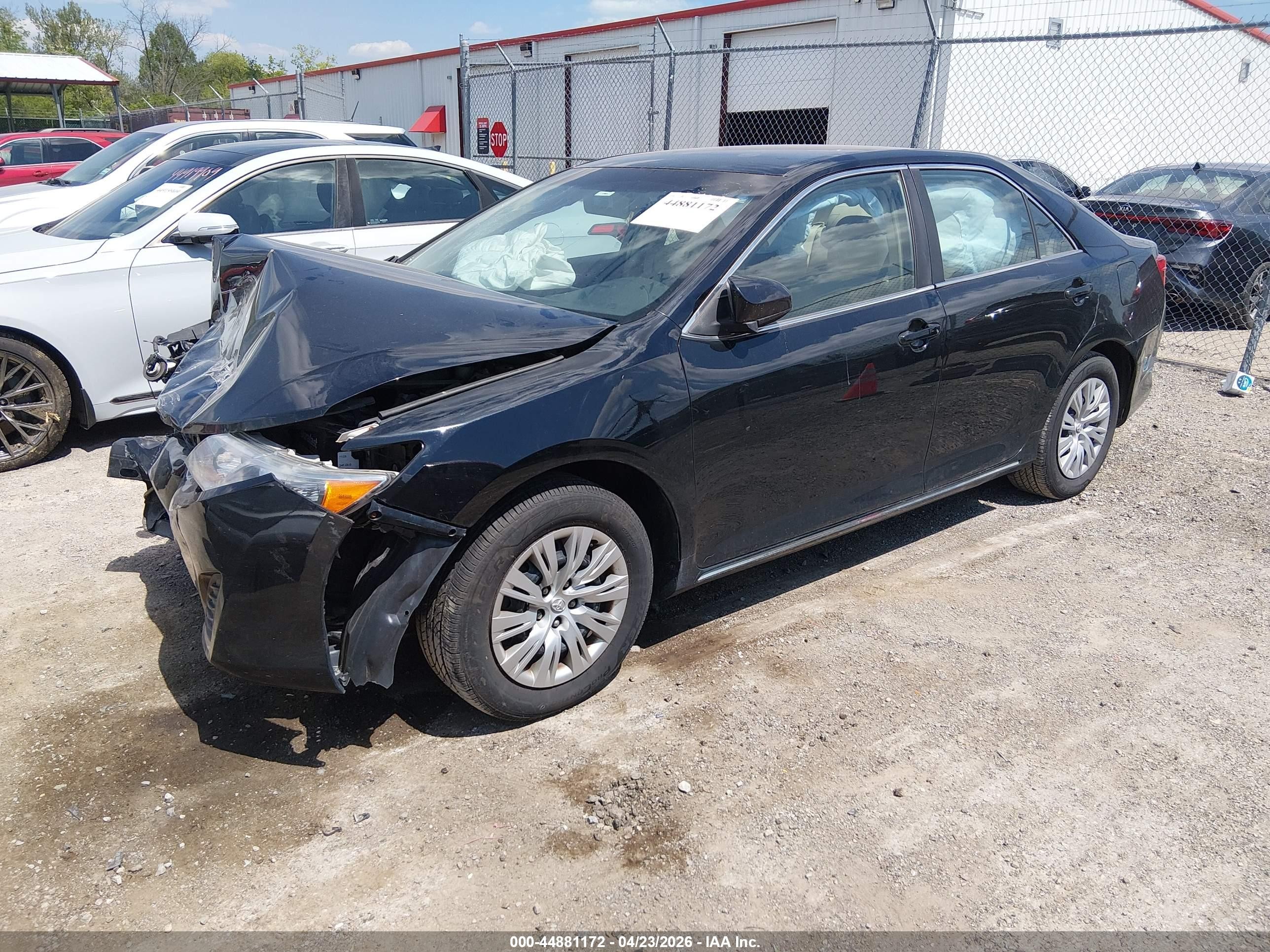 2012 Toyota Camry Le Black vin: 4T1BF1FK5CU012224