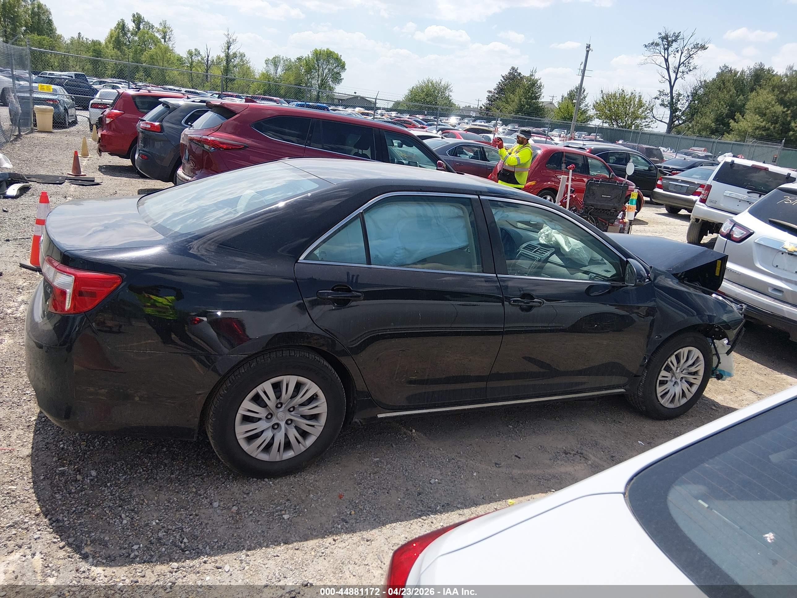 2012 Toyota Camry Le Black vin: 4T1BF1FK5CU012224