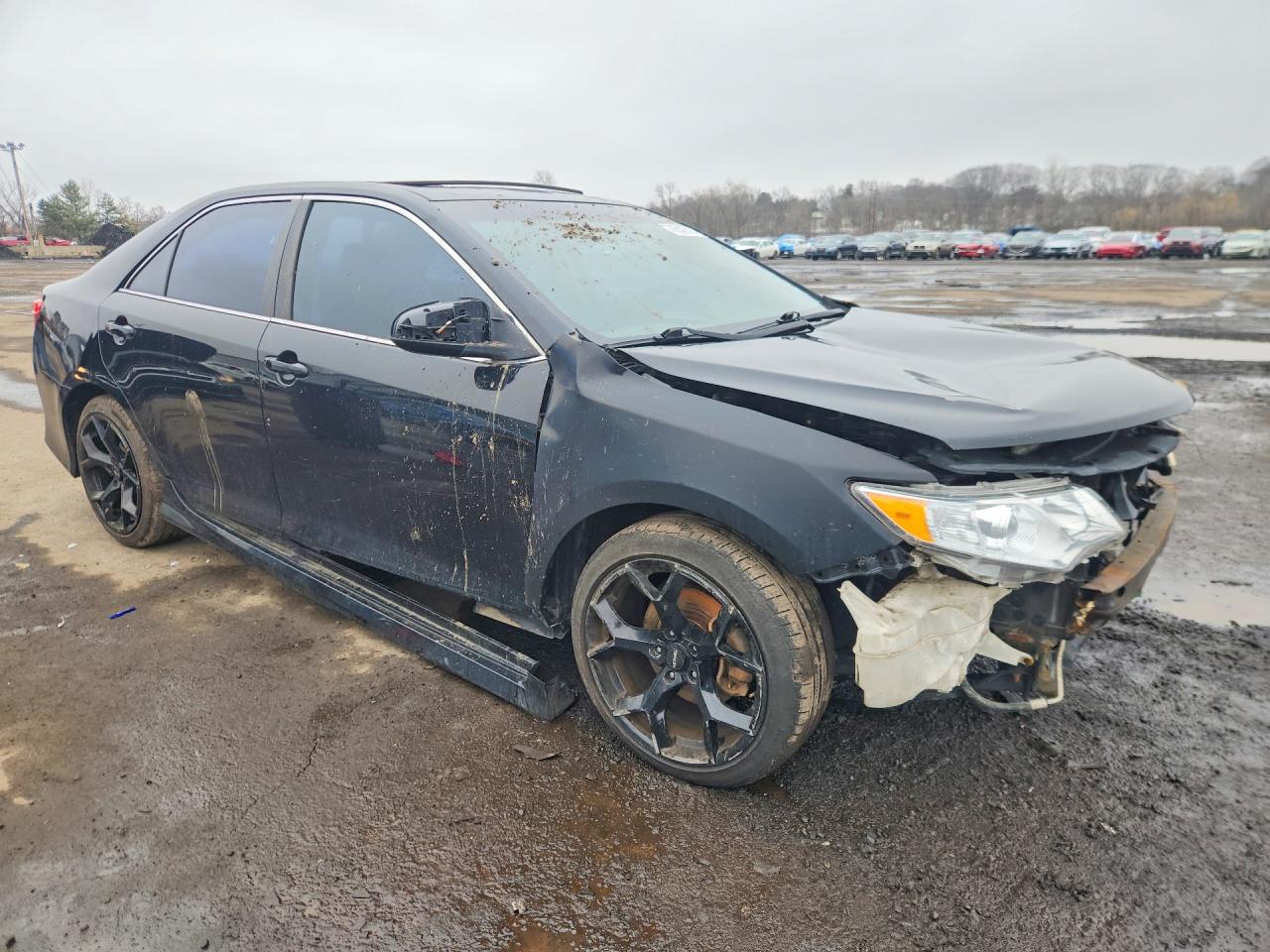 2012 Toyota Camry Se Black vin: 4T1BF1FK5CU017312