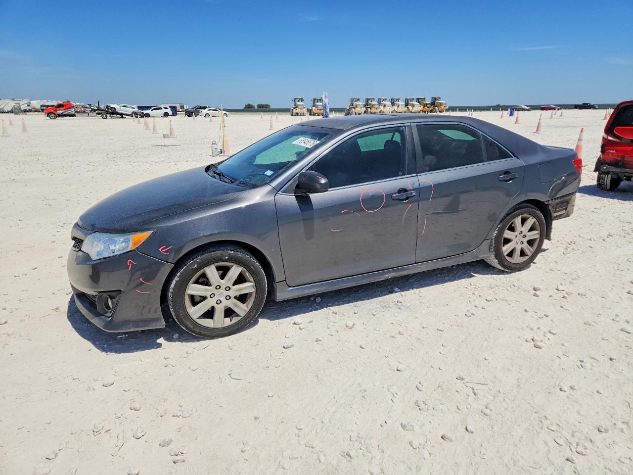 2012 Toyota Camry Se Серый vin: 4T1BF1FK5CU021070