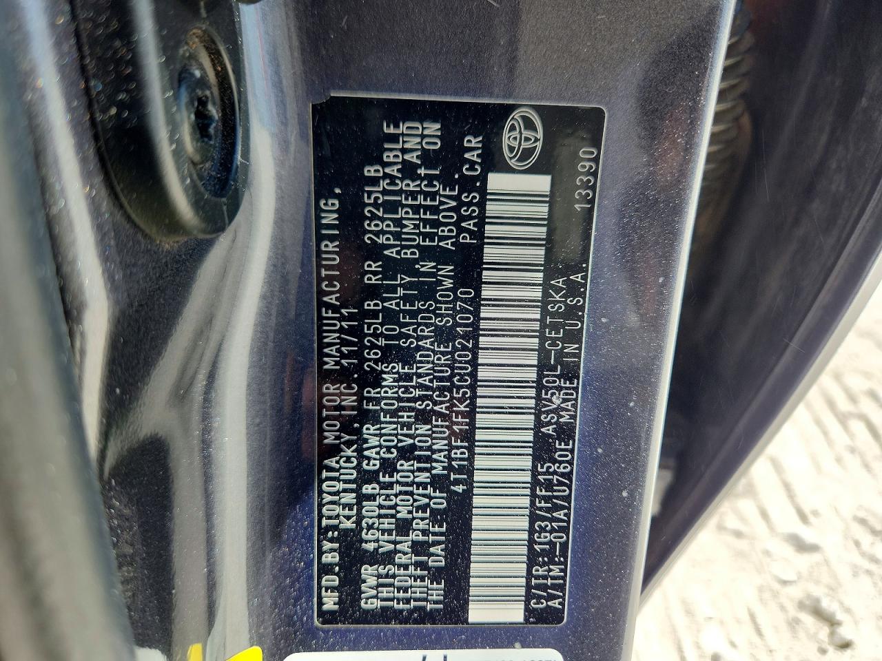 2012 Toyota Camry Se Gray vin: 4T1BF1FK5CU021070