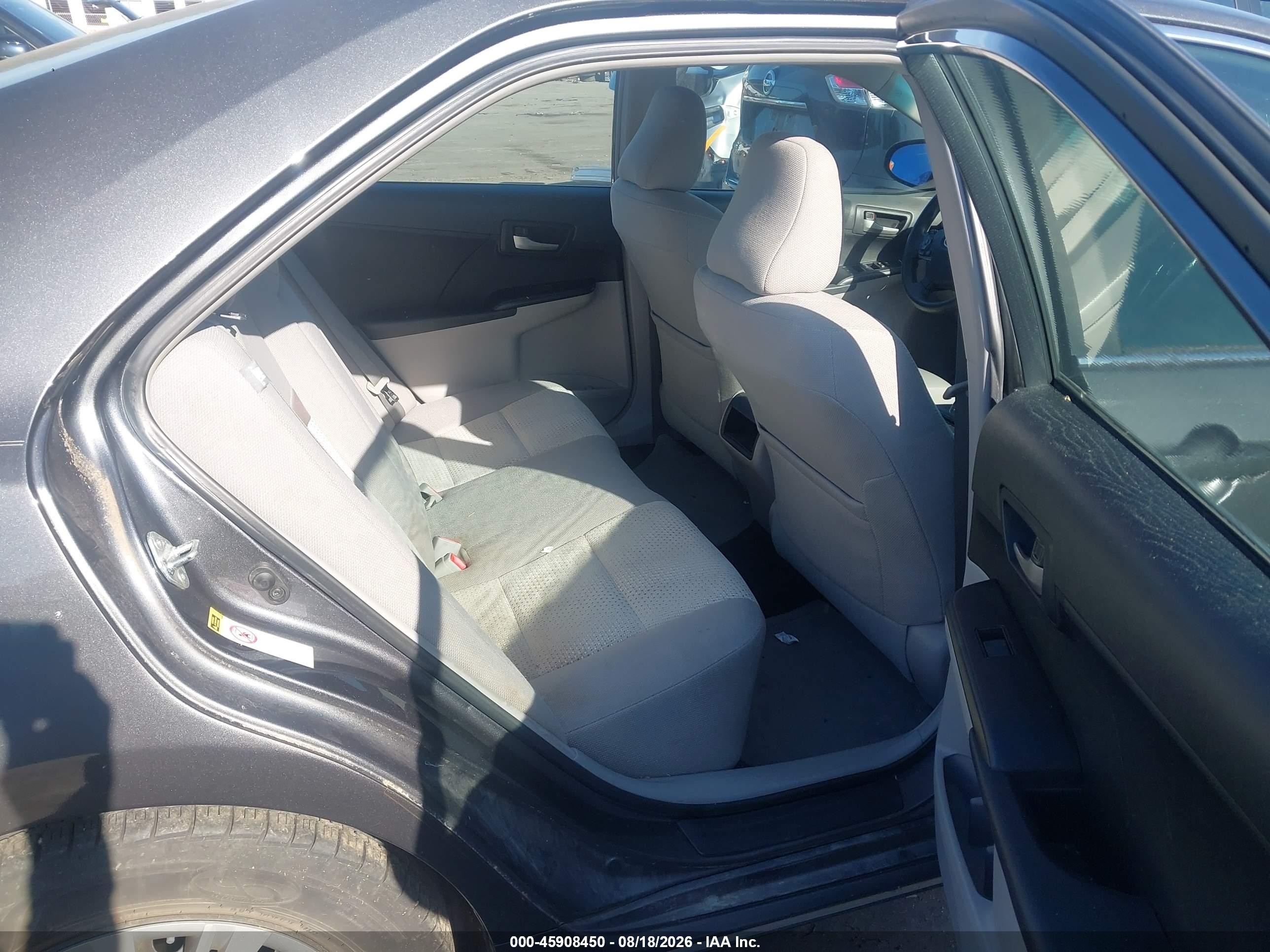 2012 Toyota Camry Le Gray vin: 4T1BF1FK5CU024762