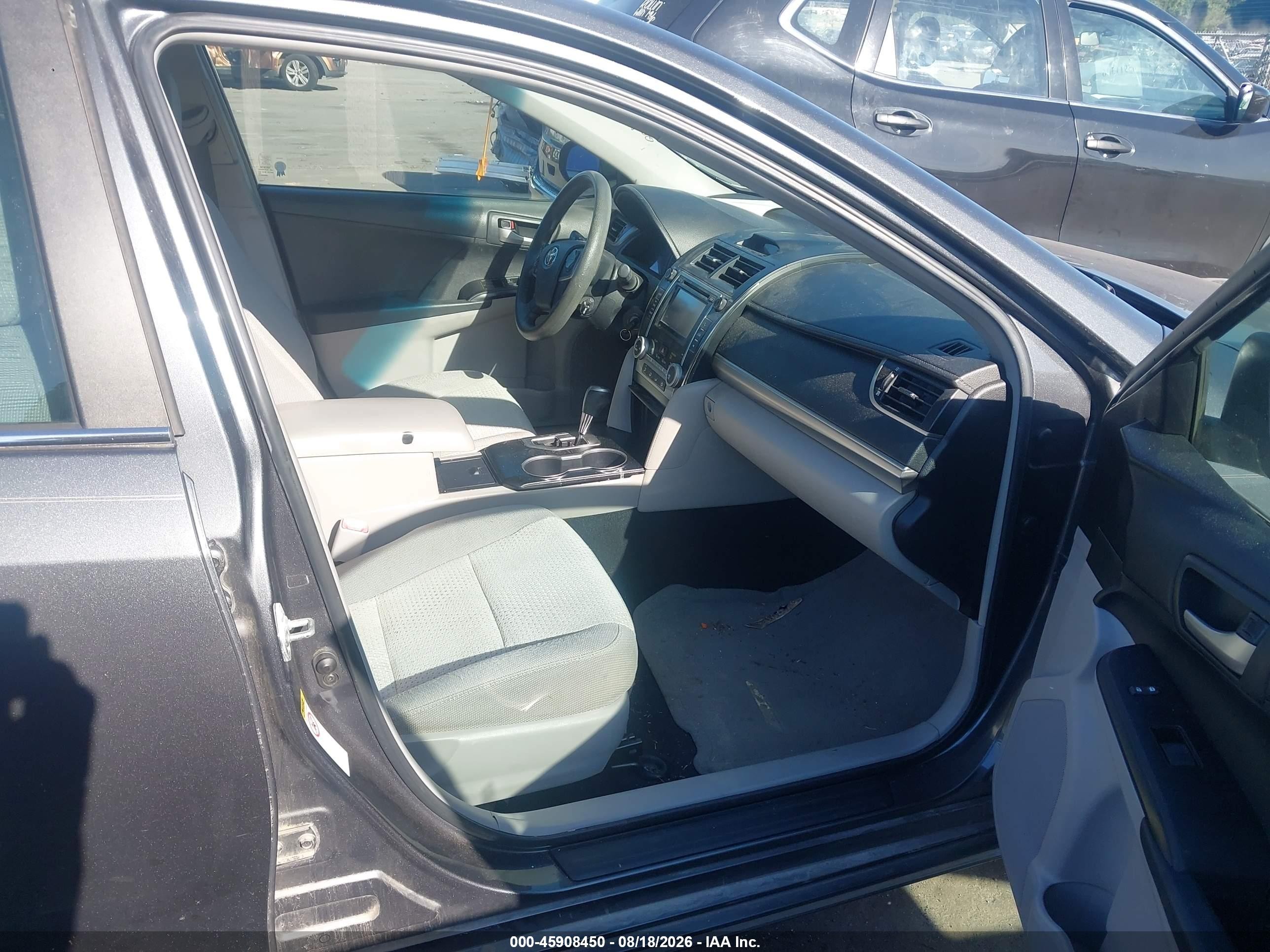 2012 Toyota Camry Le Gray vin: 4T1BF1FK5CU024762