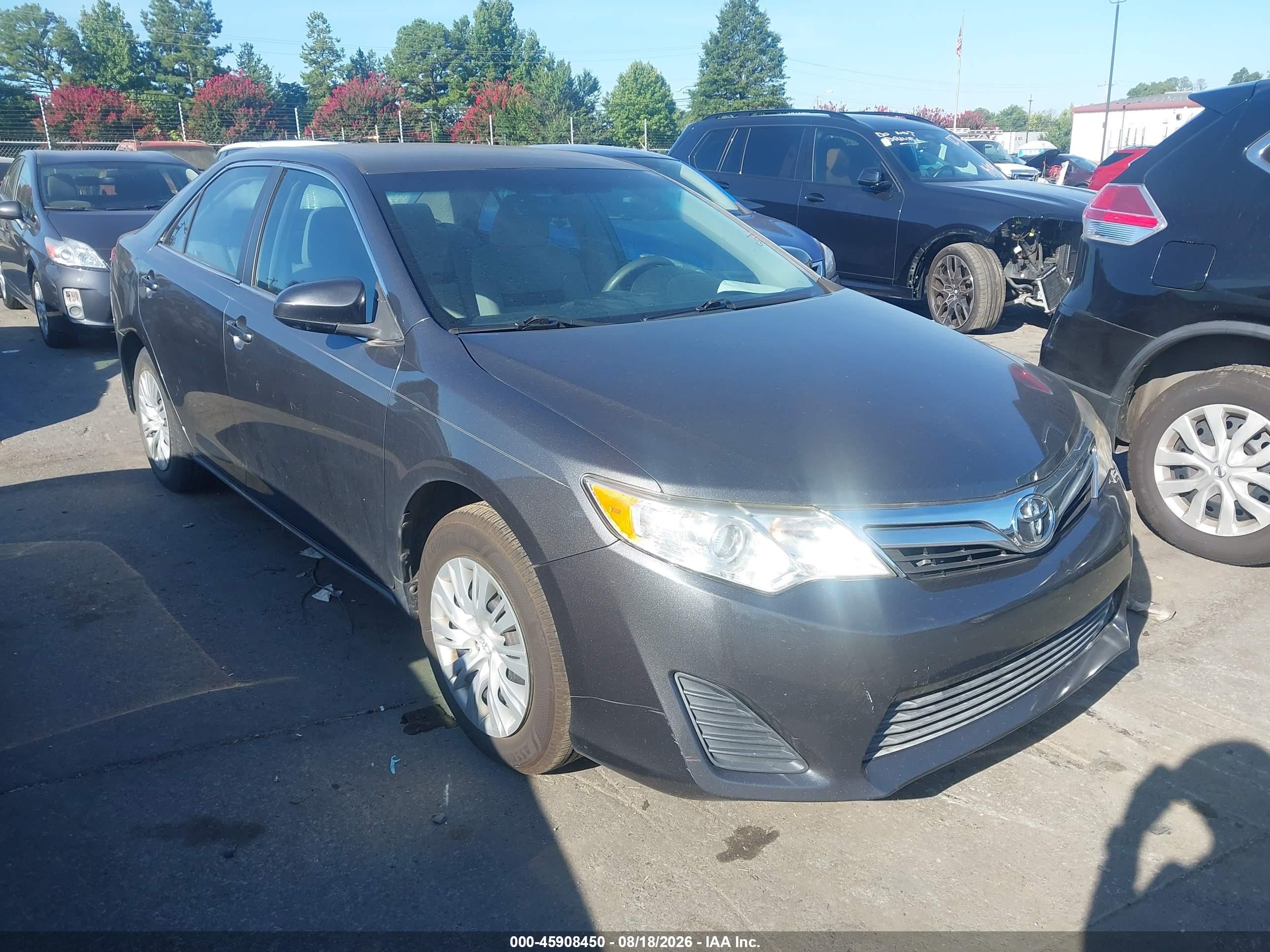 2012 Toyota Camry Le Gray vin: 4T1BF1FK5CU024762