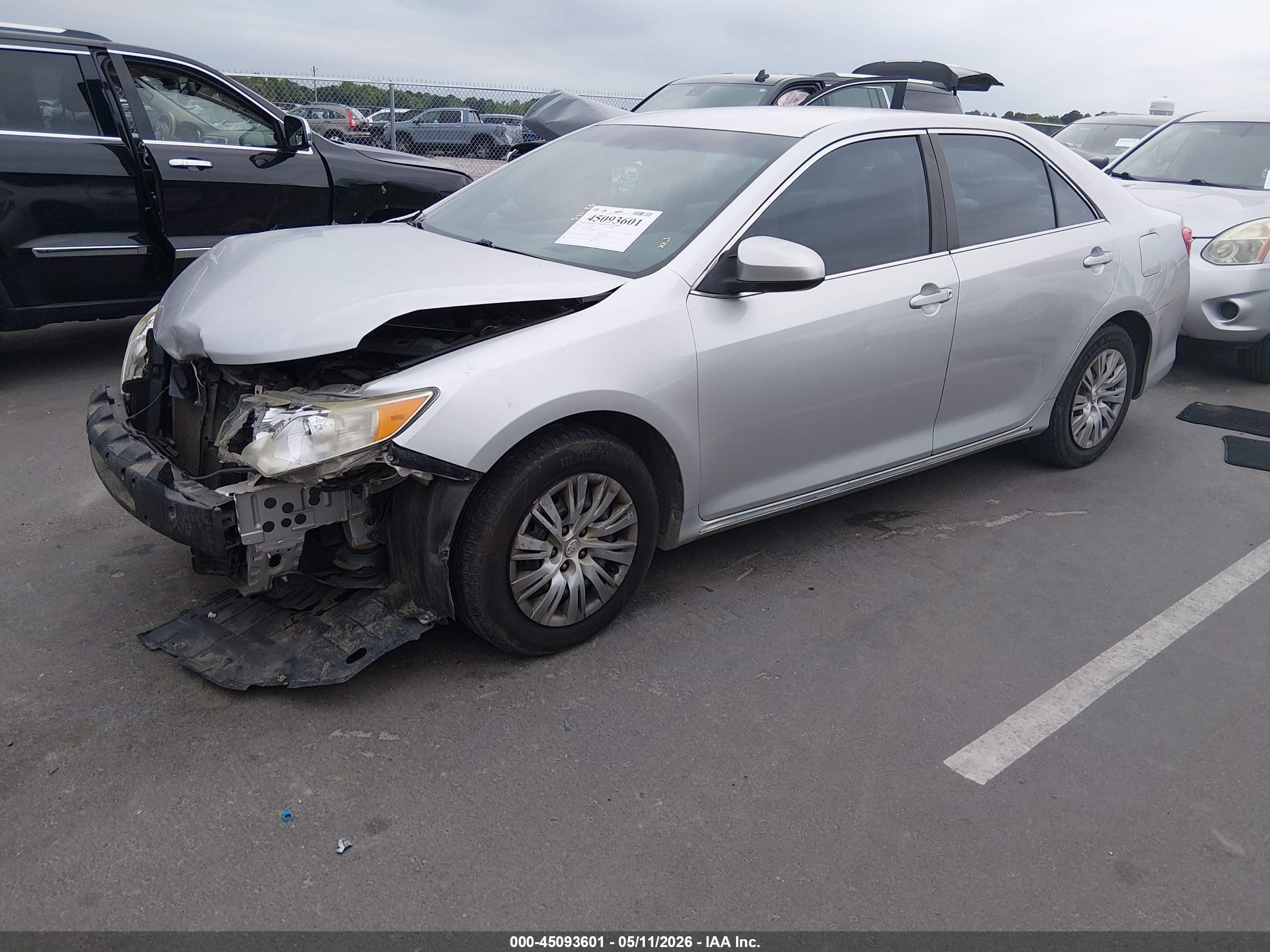 2012 Toyota Camry Le Silver vin: 4T1BF1FK5CU024888