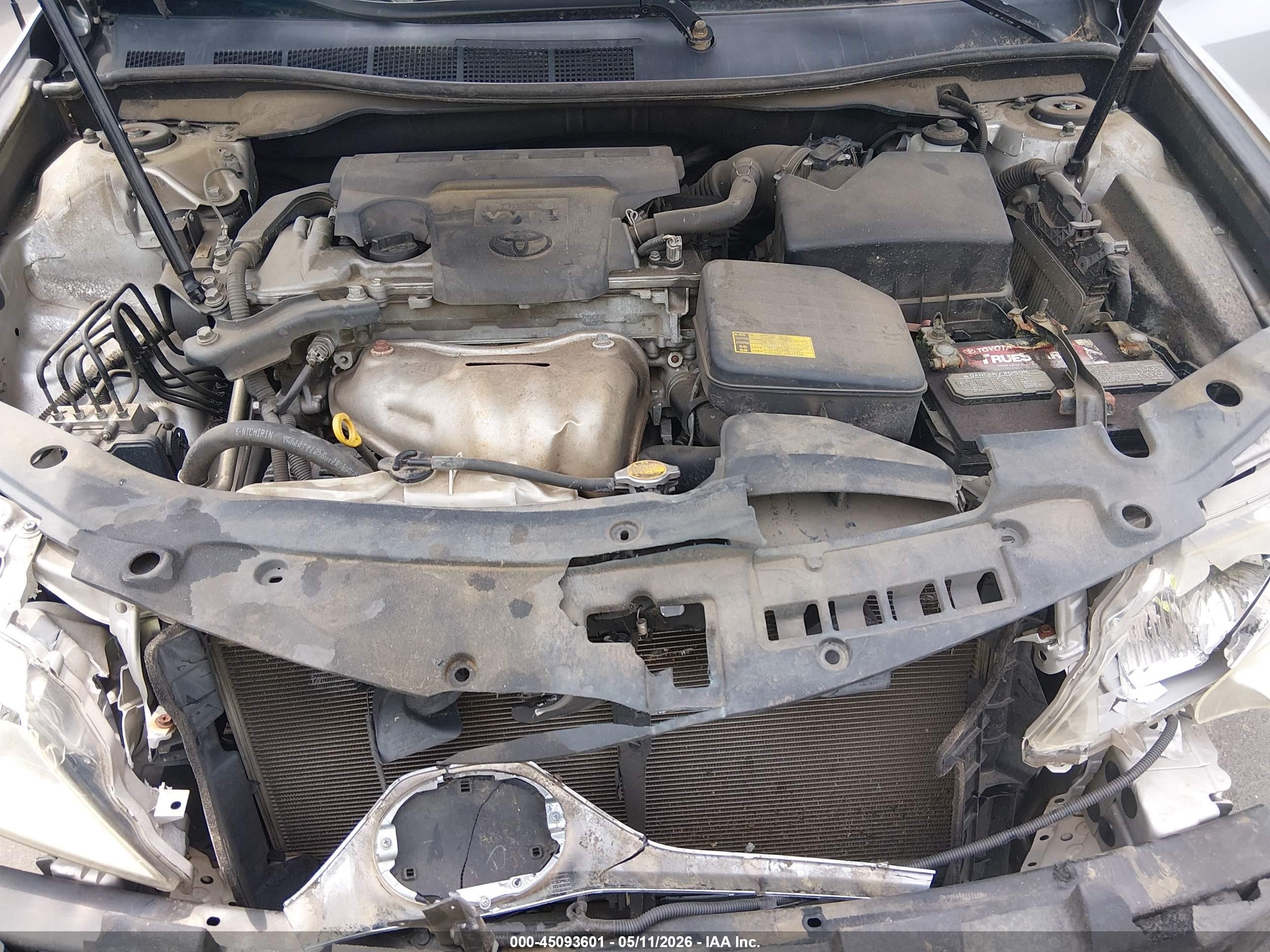 2012 Toyota Camry Le Silver vin: 4T1BF1FK5CU024888