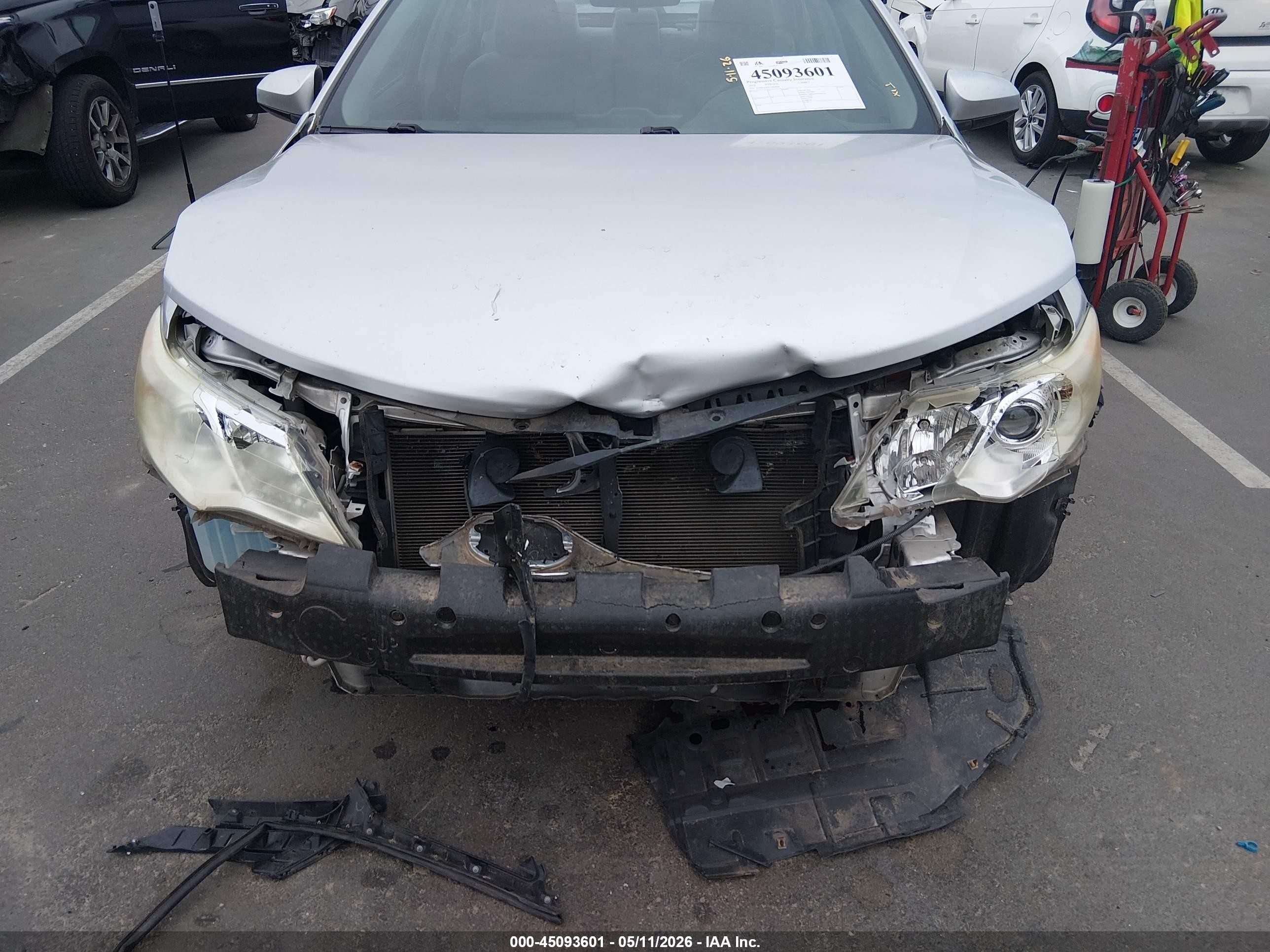 2012 Toyota Camry Le Silver vin: 4T1BF1FK5CU024888