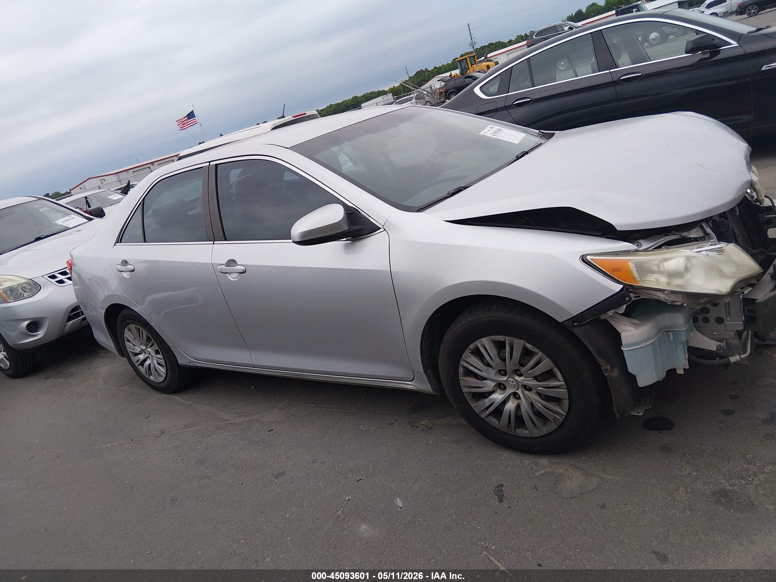 2012 Toyota Camry Le Silver vin: 4T1BF1FK5CU024888