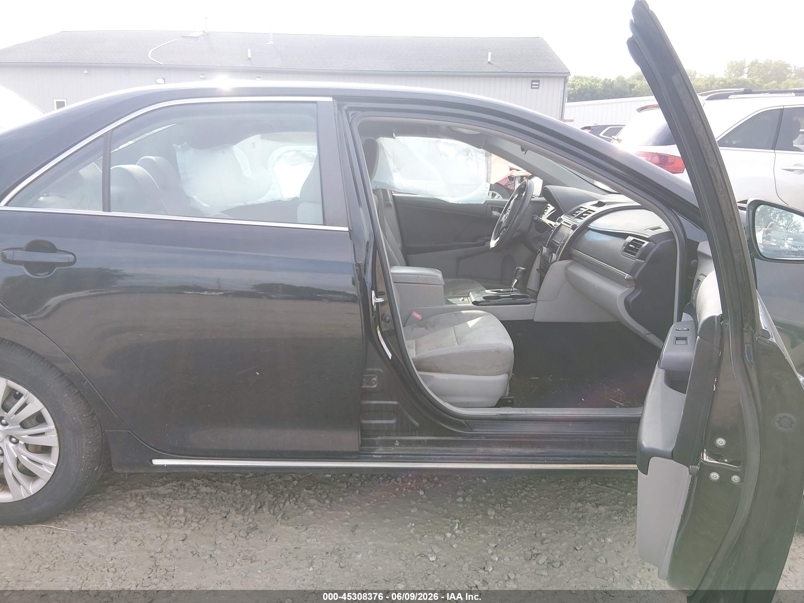2012 Toyota Camry Le Black vin: 4T1BF1FK5CU031422